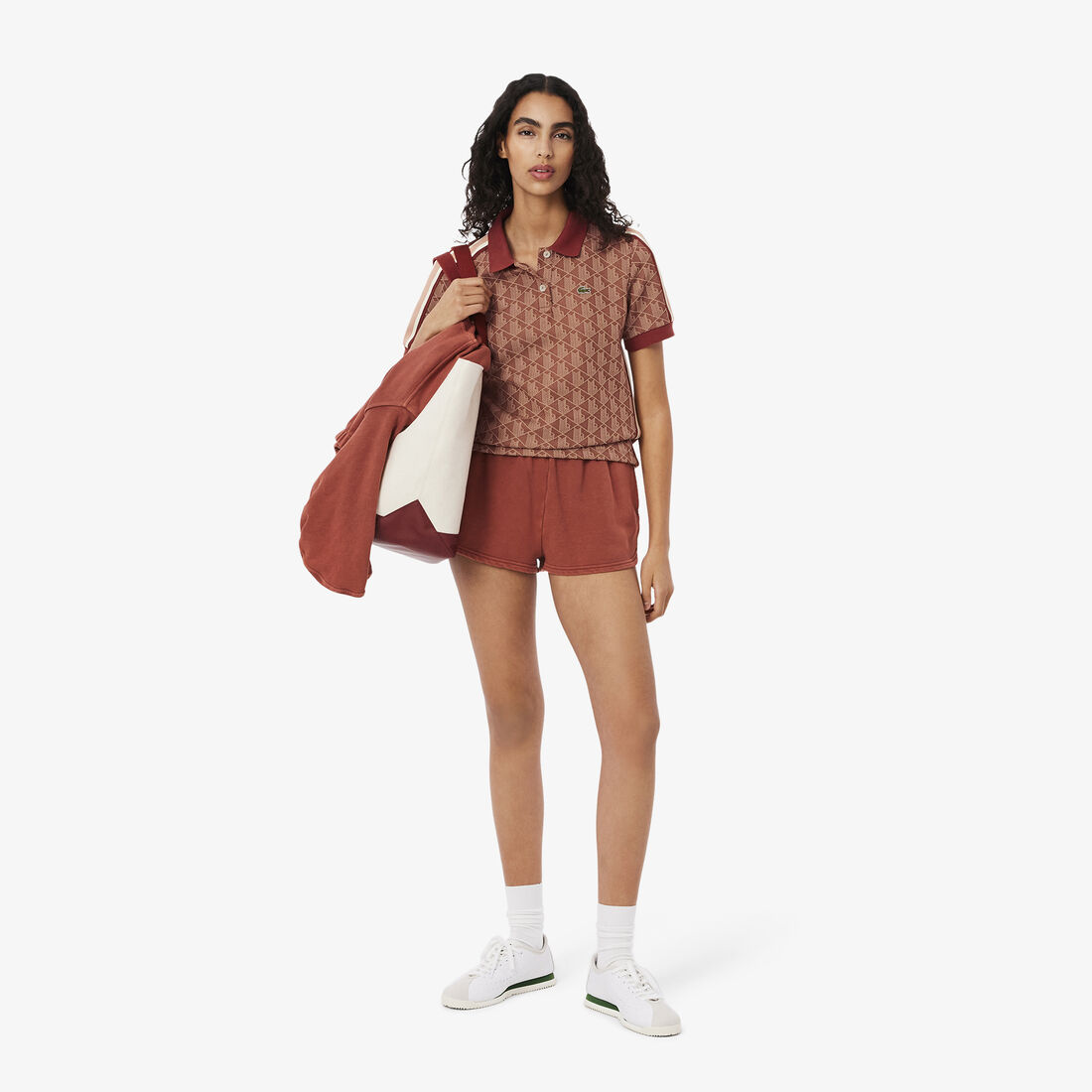 Slim Fit Monogram Jacquard Polo Shirt Slim Fit Monogram Jacquard Polo Shirt - DF3364-00-GTI