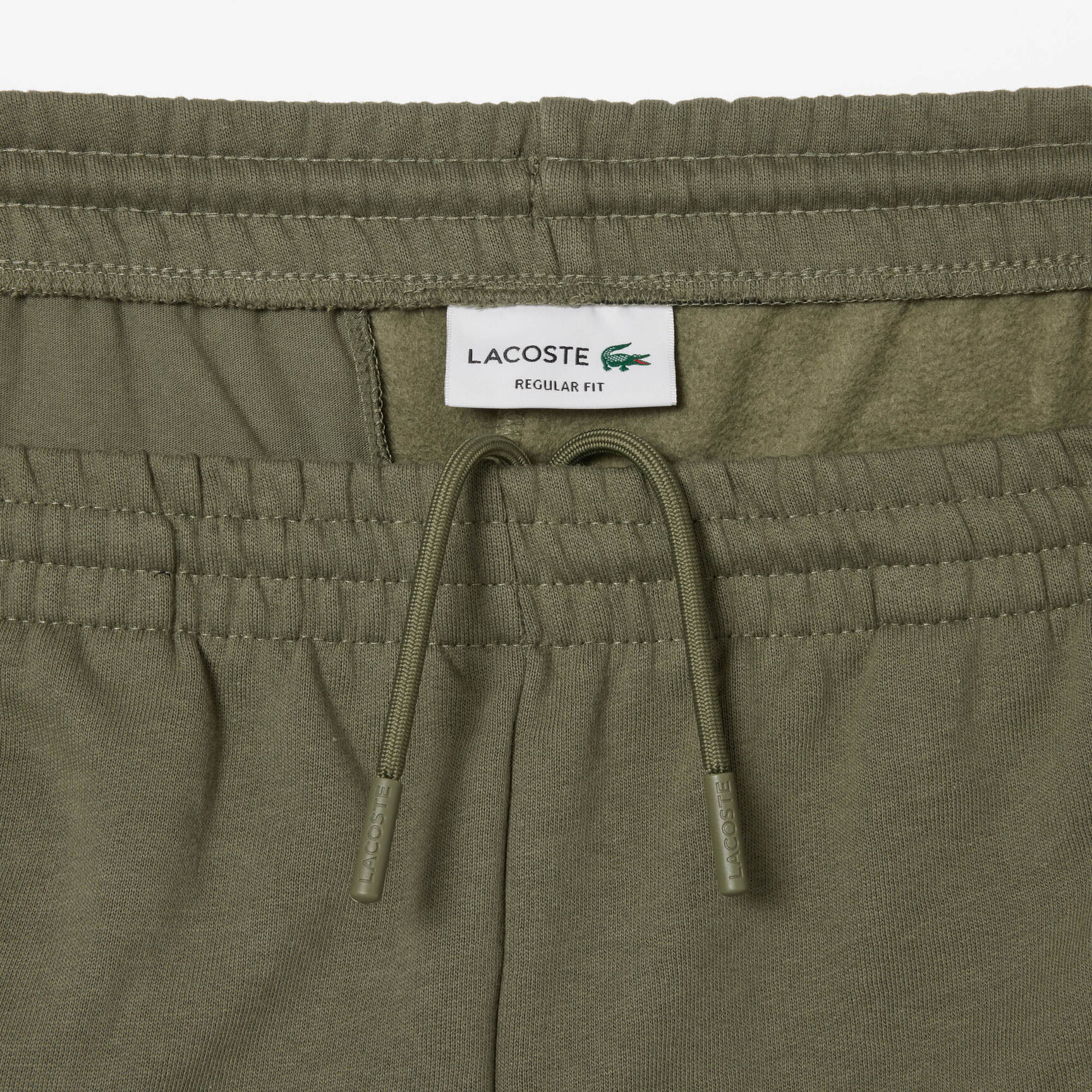 Regular Fit Fleece Shorts Men's Lacoste Organic Brushed Cotton Fleece Jogger Shorts - GH9627-00-316