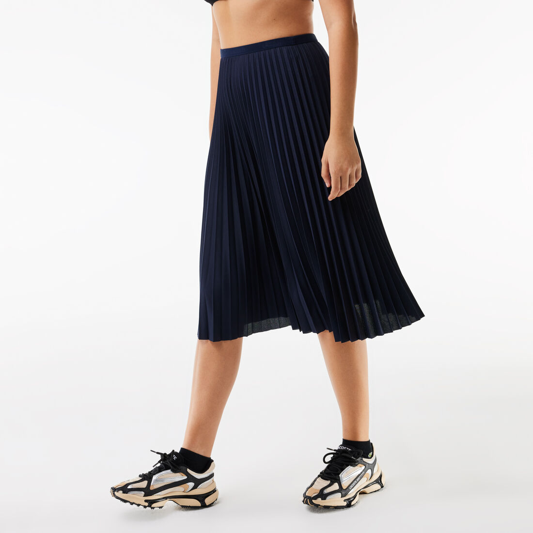 تنورة نسائية بطيات بخصر مطاطي Women's Elasticised Waist Flowing Pleated Skirt - JF8050-00-166