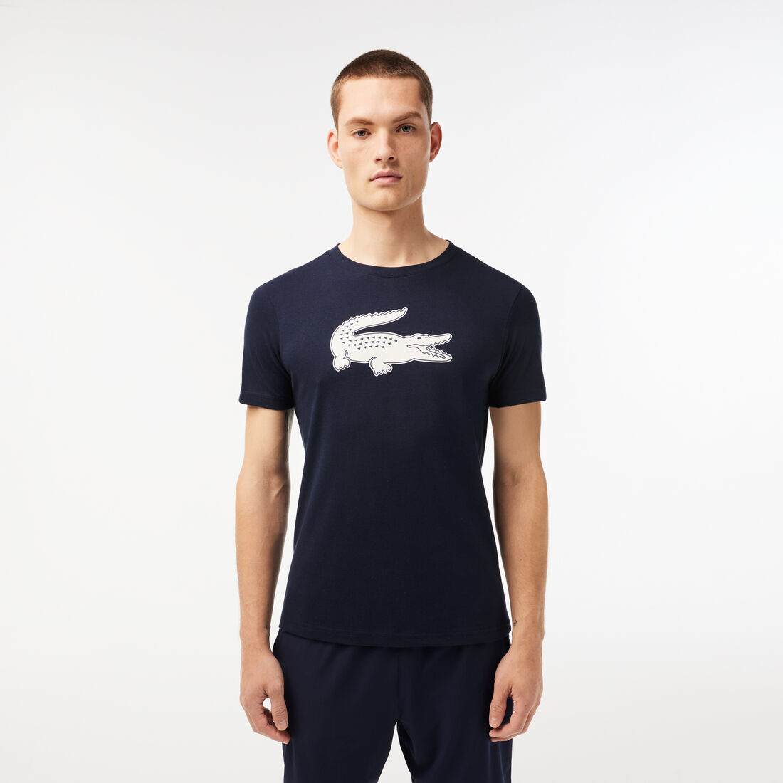 Men's Lacoste SPORT 3D Print Crocodile Breathable Jersey T-shirt - TH2042-00-525