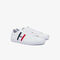 lacoste men s lerond tricolore leather and synthetic trainers