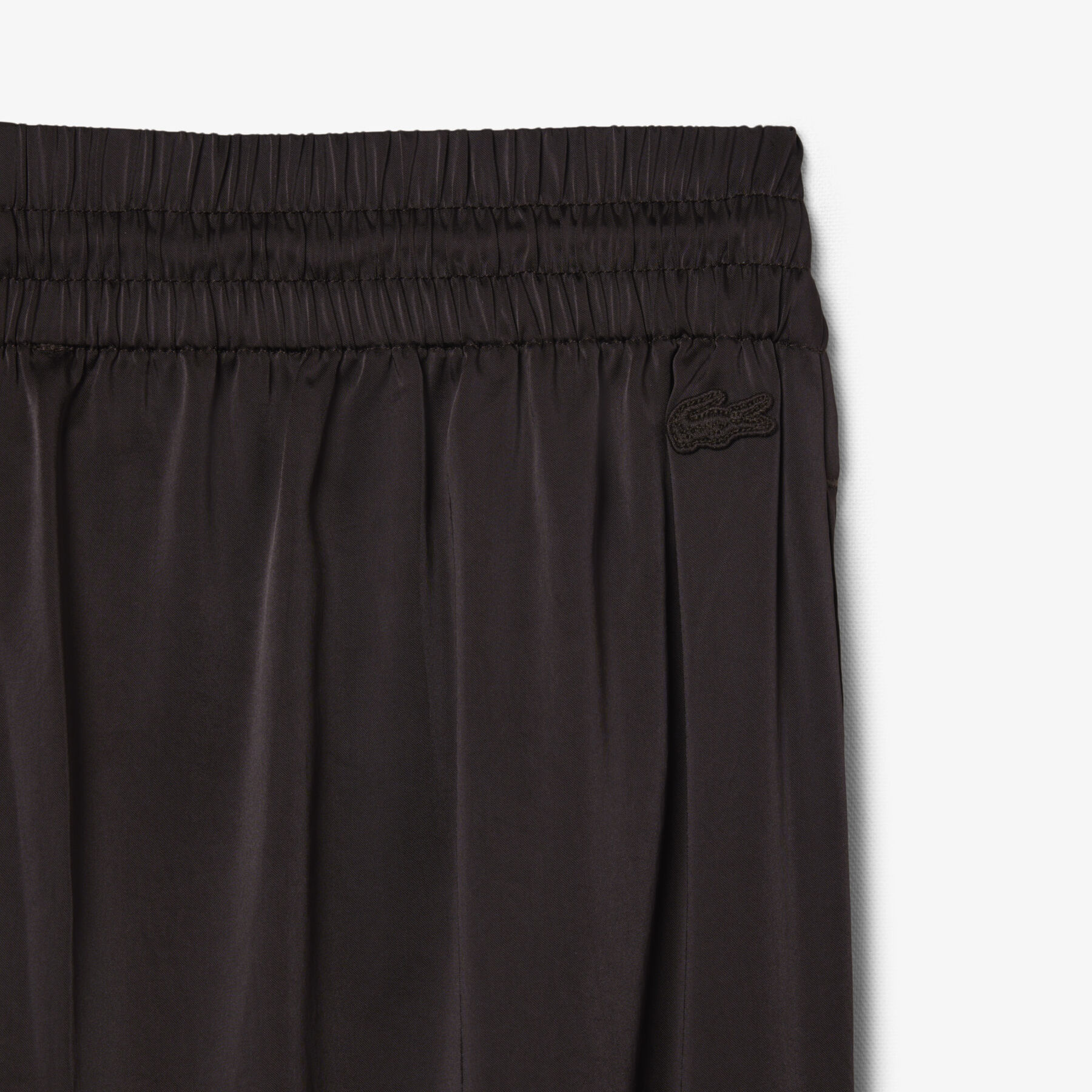 Oversized Elasticated Satin Pants lacoste oversized elasticated satin pants