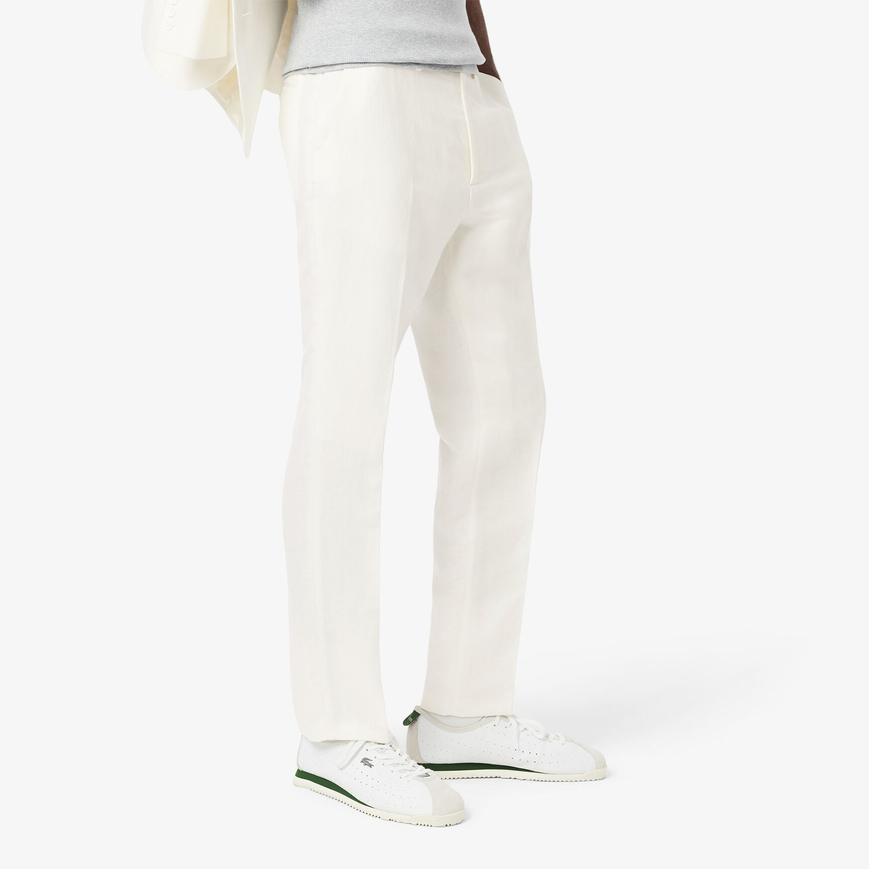 بنطلون بدلة من الكتان بقصّة عادية Regular Fit Linen Suit Pants - HH0444-00-70V