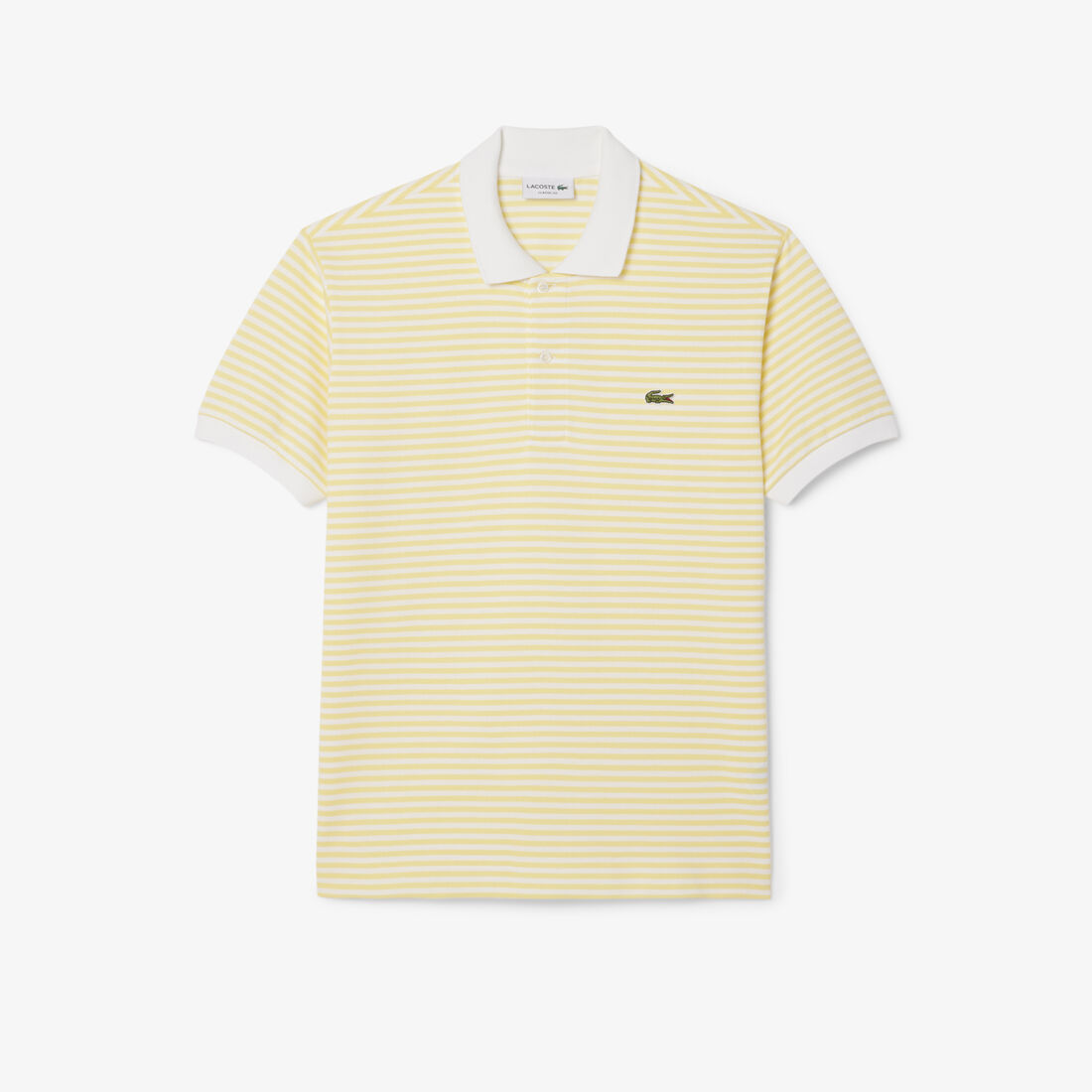 قميص بولو مخطط بيتي بيكيه بقصة كلاسيكية L.12.12 Classic Fit L.12.12 Striped Petit Pique Polo Shirt - PH9753-00-KBA