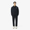 Loose Fit Badge Accent Fleece Polo Shirt - DH1208-00-350