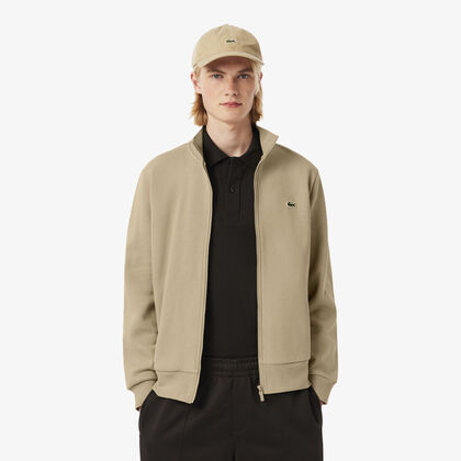 Zip-up High Neck Fleece Sweatshirt