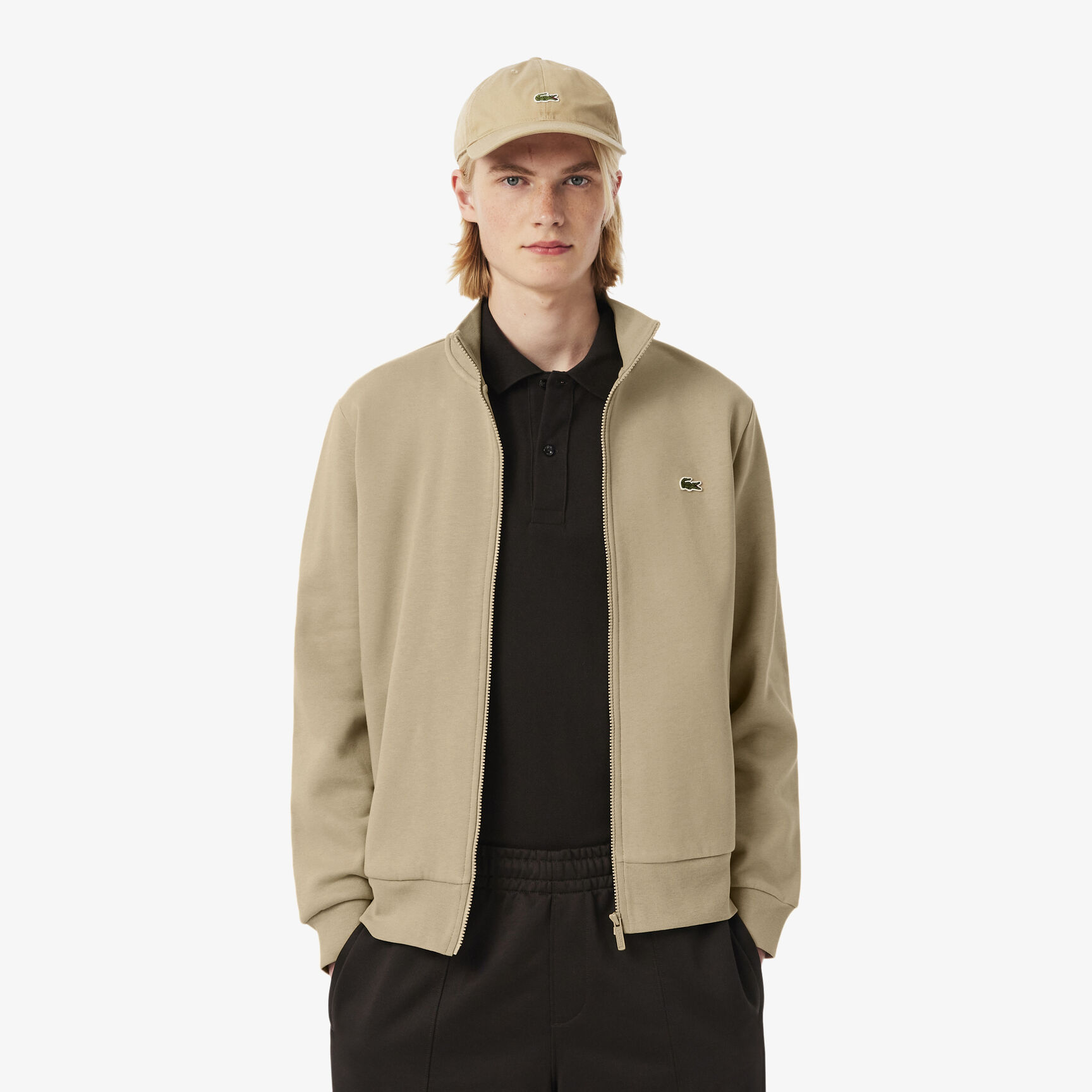 Zip-Up High Neck Fleece Sweatshirt Zip-Up High Neck Fleece Sweatshirt - SH9622-00-02S