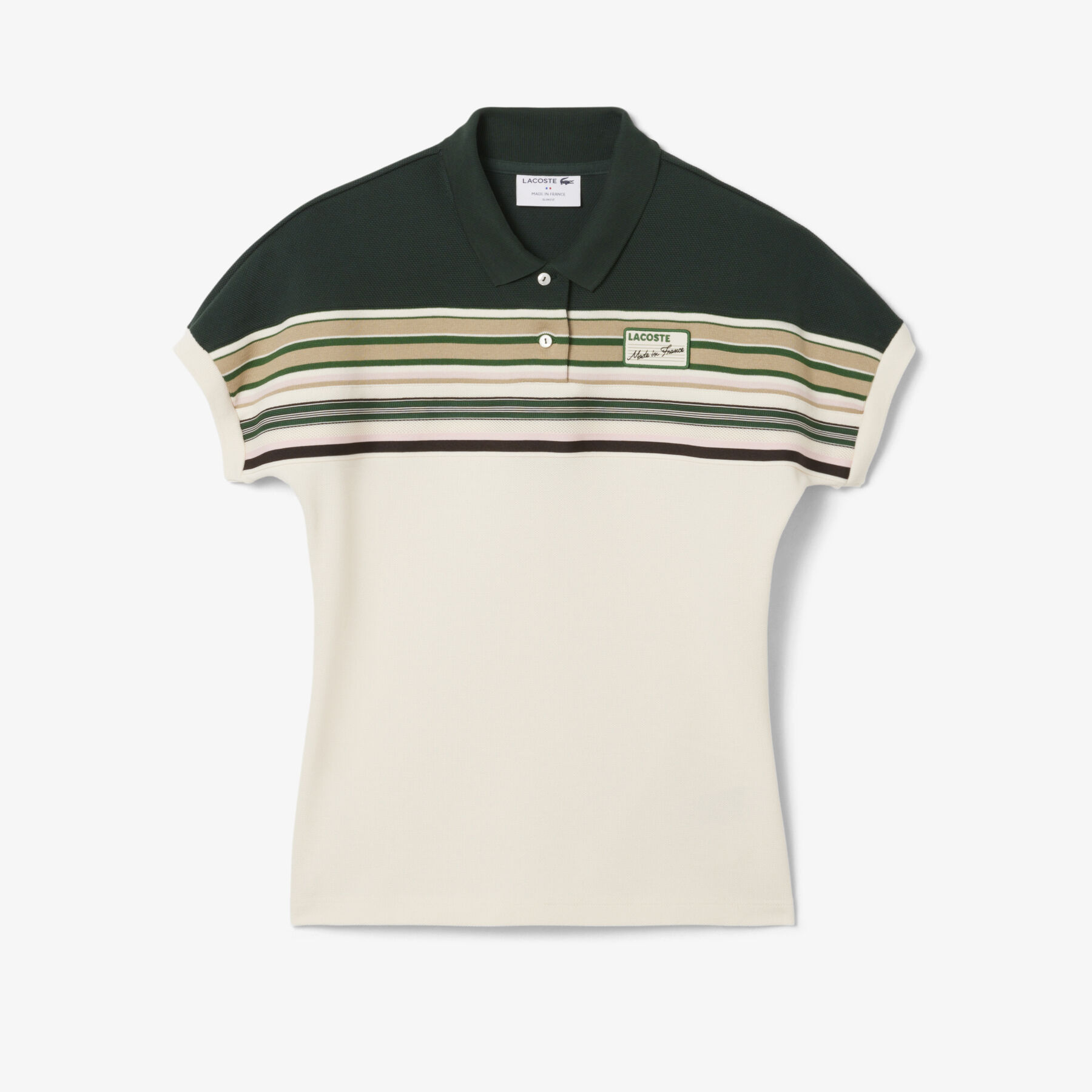 French Made Slim Fit Striped Polo Shirt French Made Slim Fit Striped Polo Shirt - PF5291-00-PIB