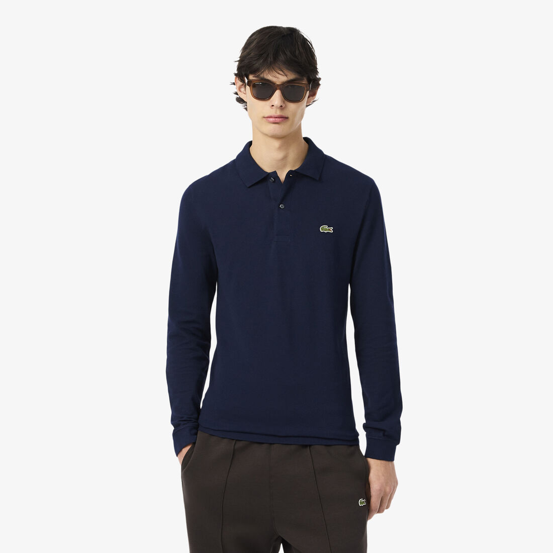 Men's Lacoste Slim Fit Petit Piqu&eacute; Polo Shirt - PH4013-00-166