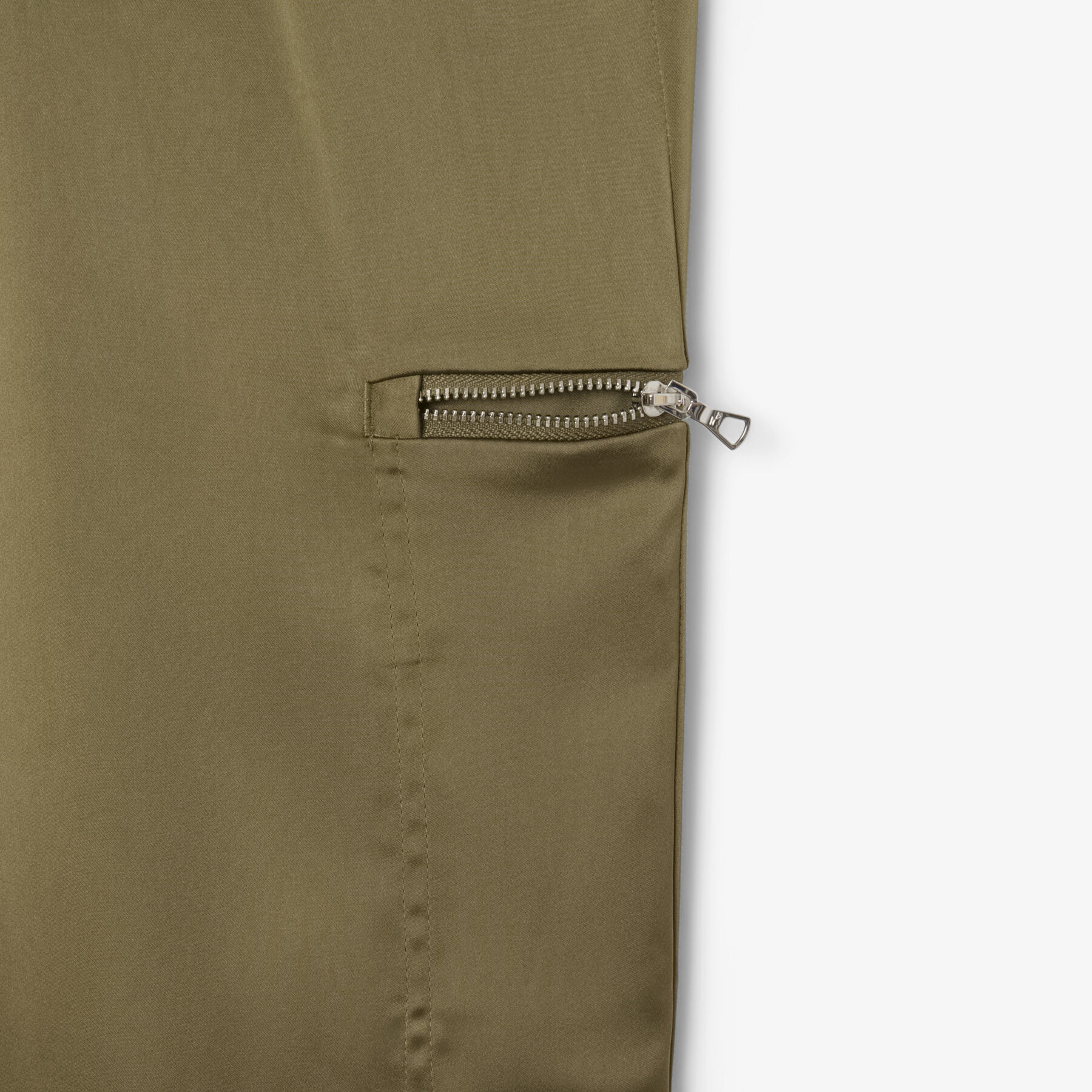 lacoste oversized satin sweatpants