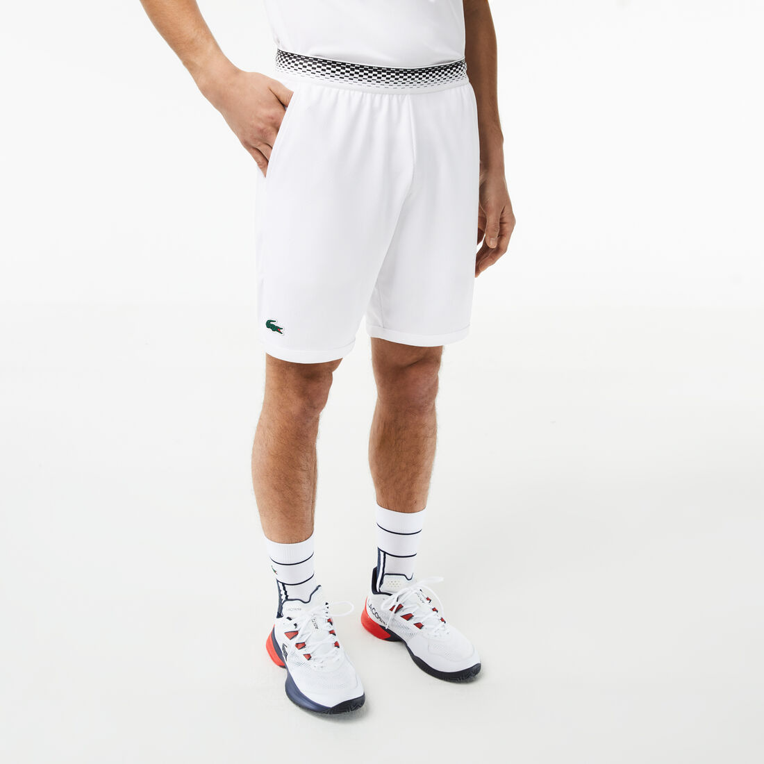 Men’s Lacoste Tennis x Daniil Medvedev Mesh Shorts Men’s Lacoste Tennis x Daniil Medvedev Mesh Shorts