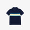 boys  lacoste contrast striped cotton piqu  polo