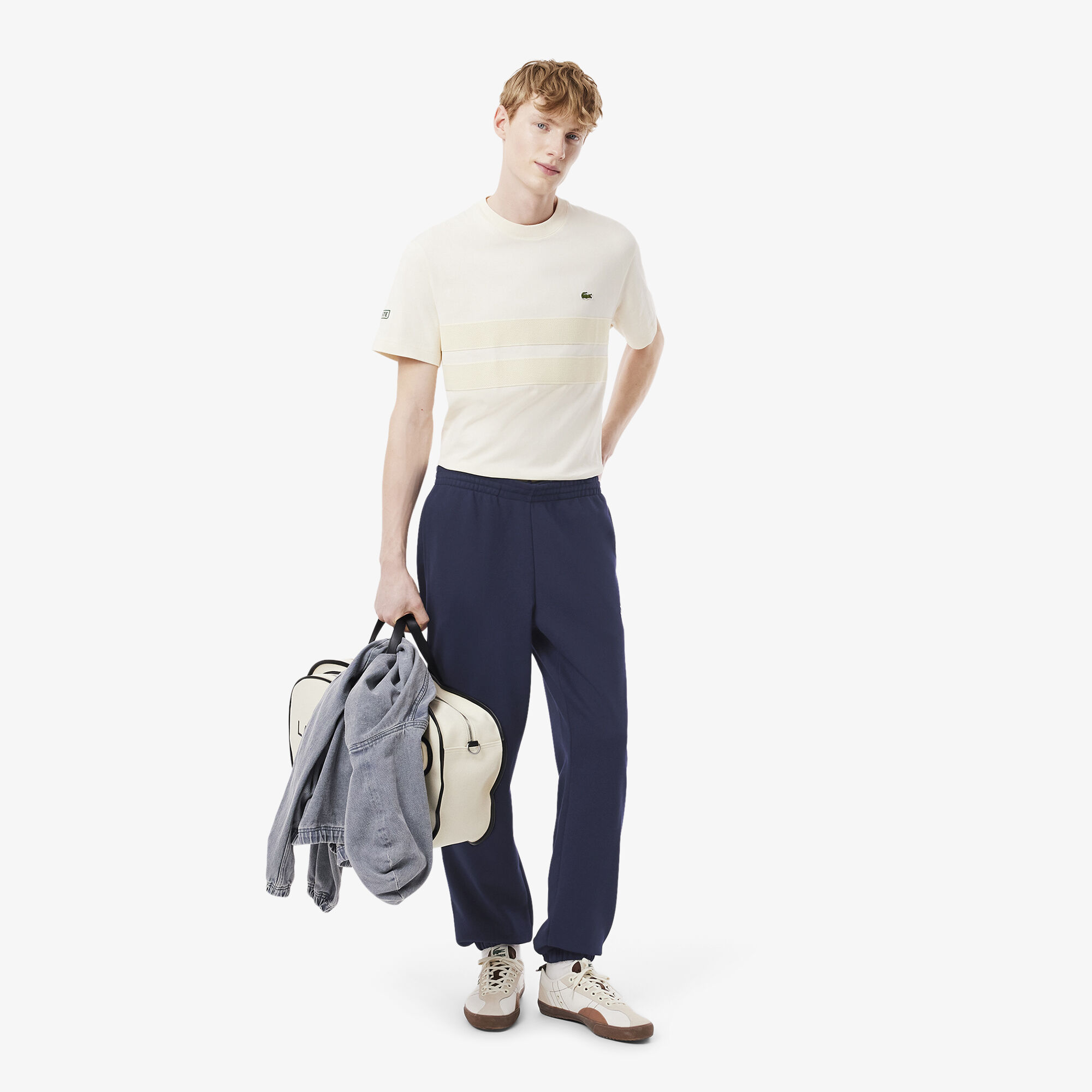 Tennis Print Sweatpants, Navy Blue | LACOSTE UAE