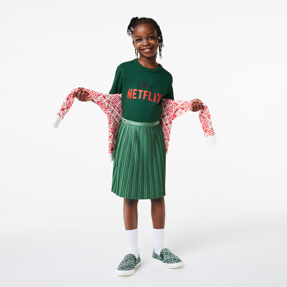 Kids' Lacoste x Netflix Organic Cotton Print T-shirt Kids' Lacoste x Netflix Organic Cotton Print T-shirt