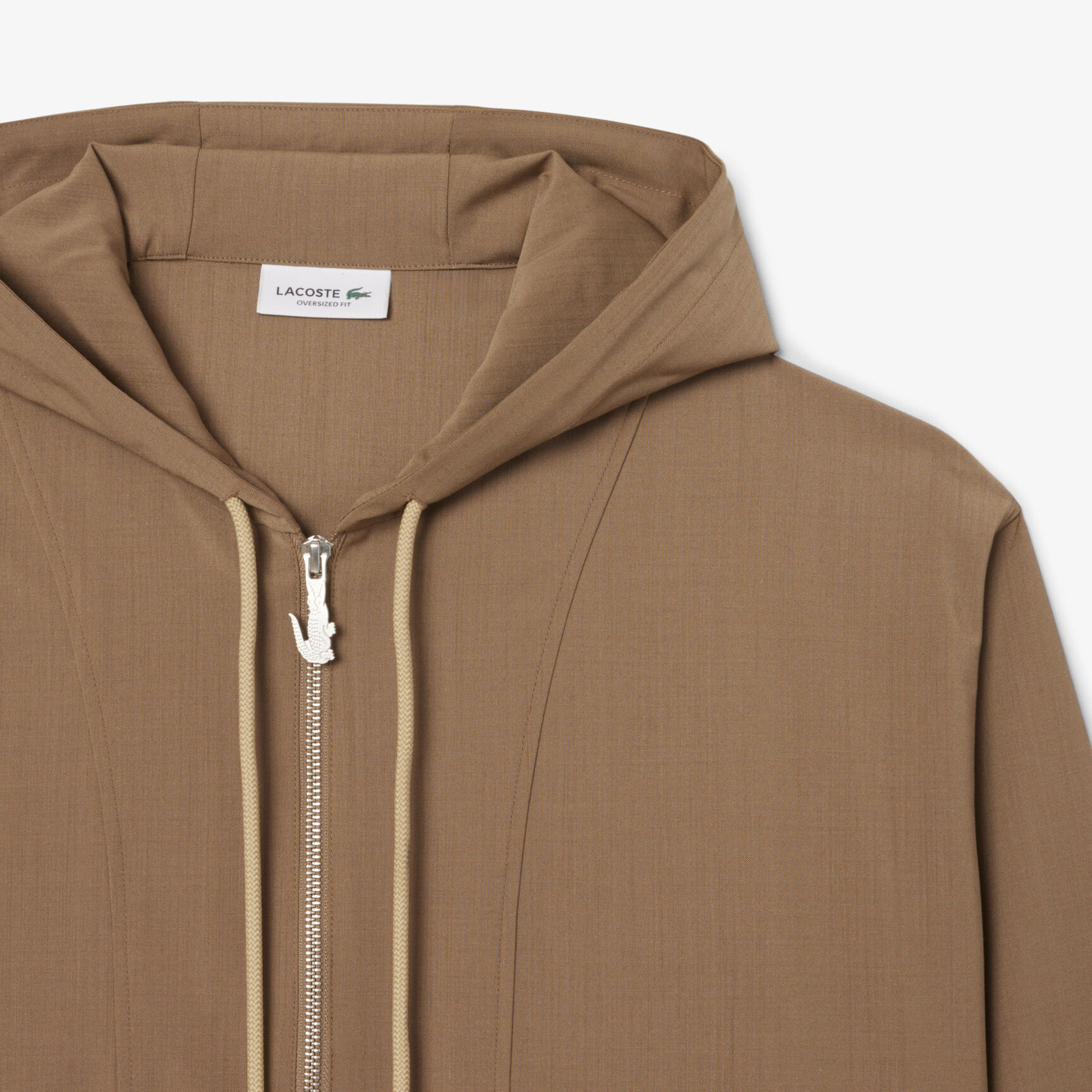 Oversized Wool Blend Popover Jacket - BF0103-00-02S