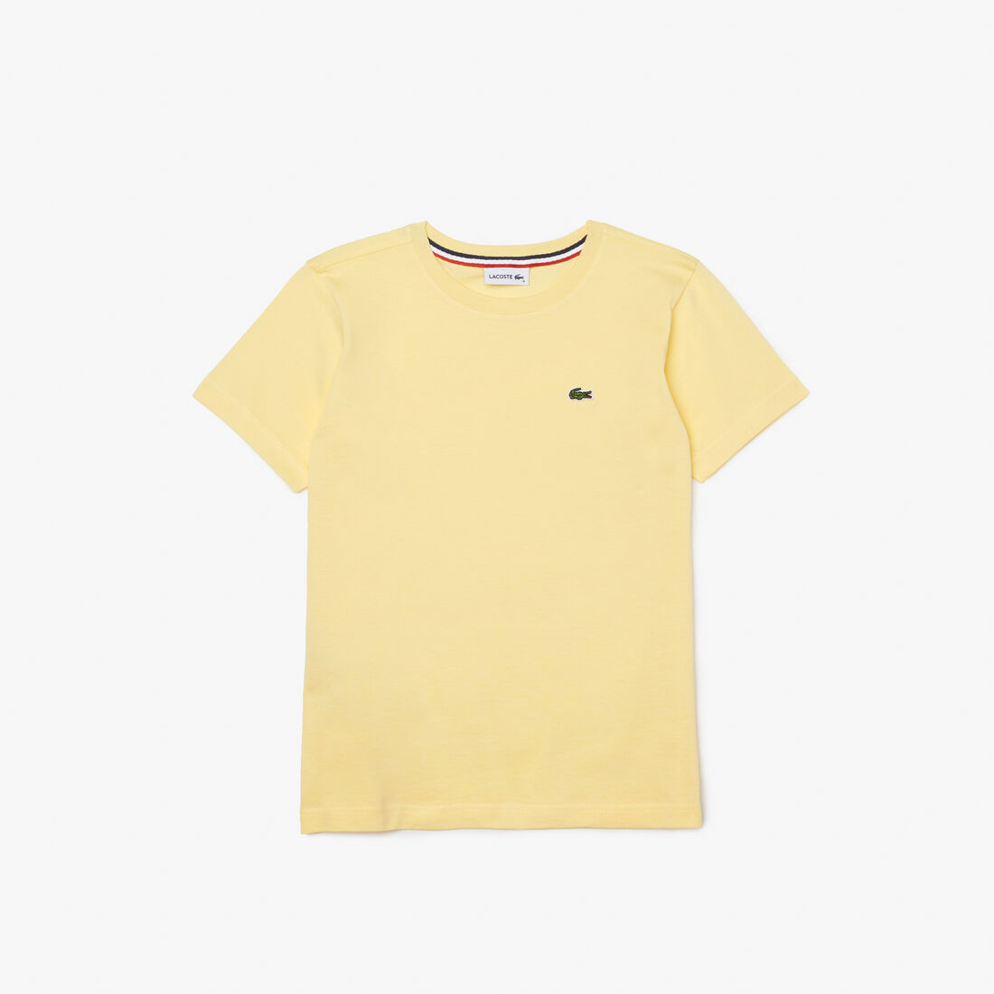 تيشيرت قطن جيرسيه بفتحة رقبة مستديرة للأطفال