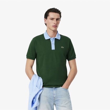 Classic Fit Contrast Collar L.12.12 Polo Shirt