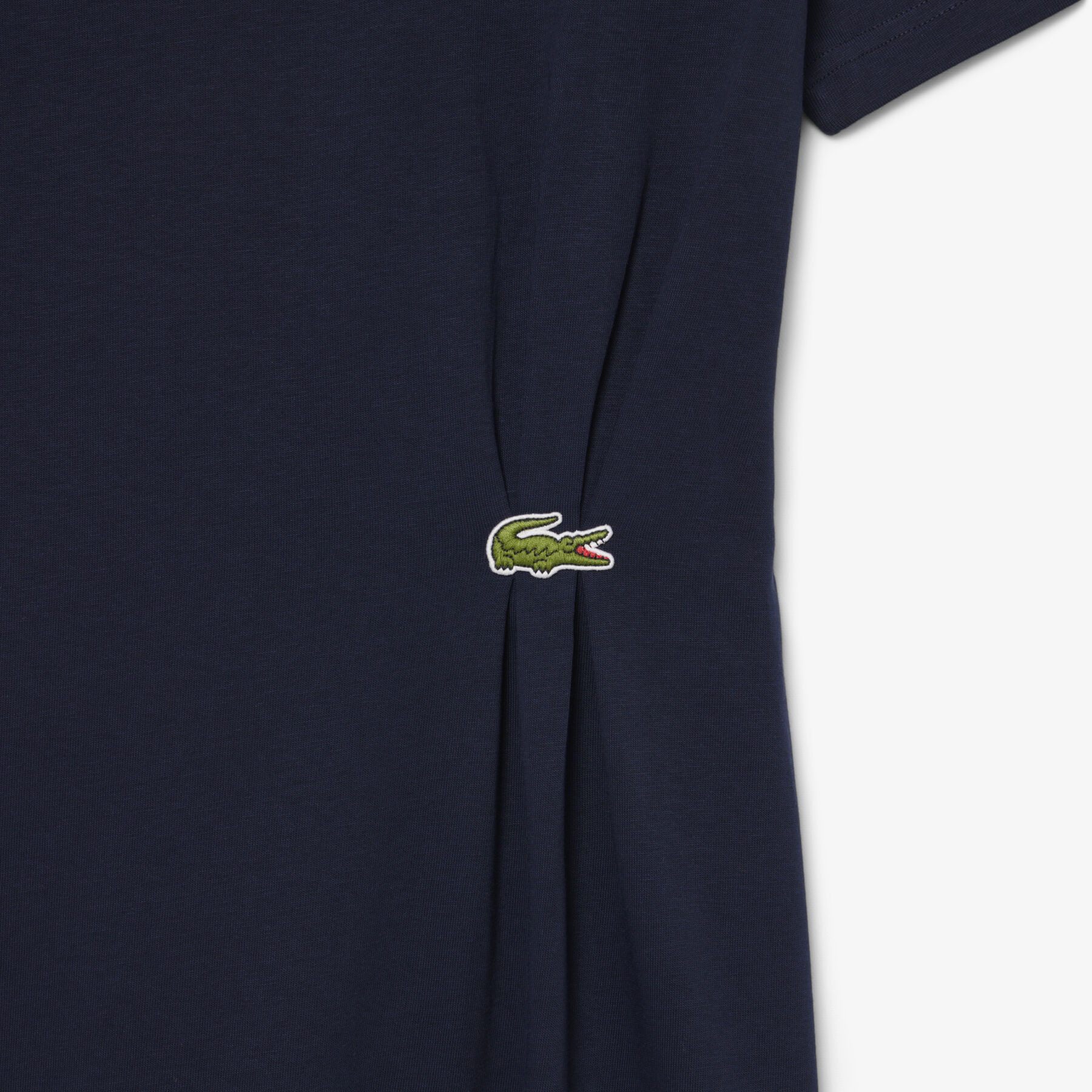 Draped T-shirt Dress lacoste draped t shirt dress