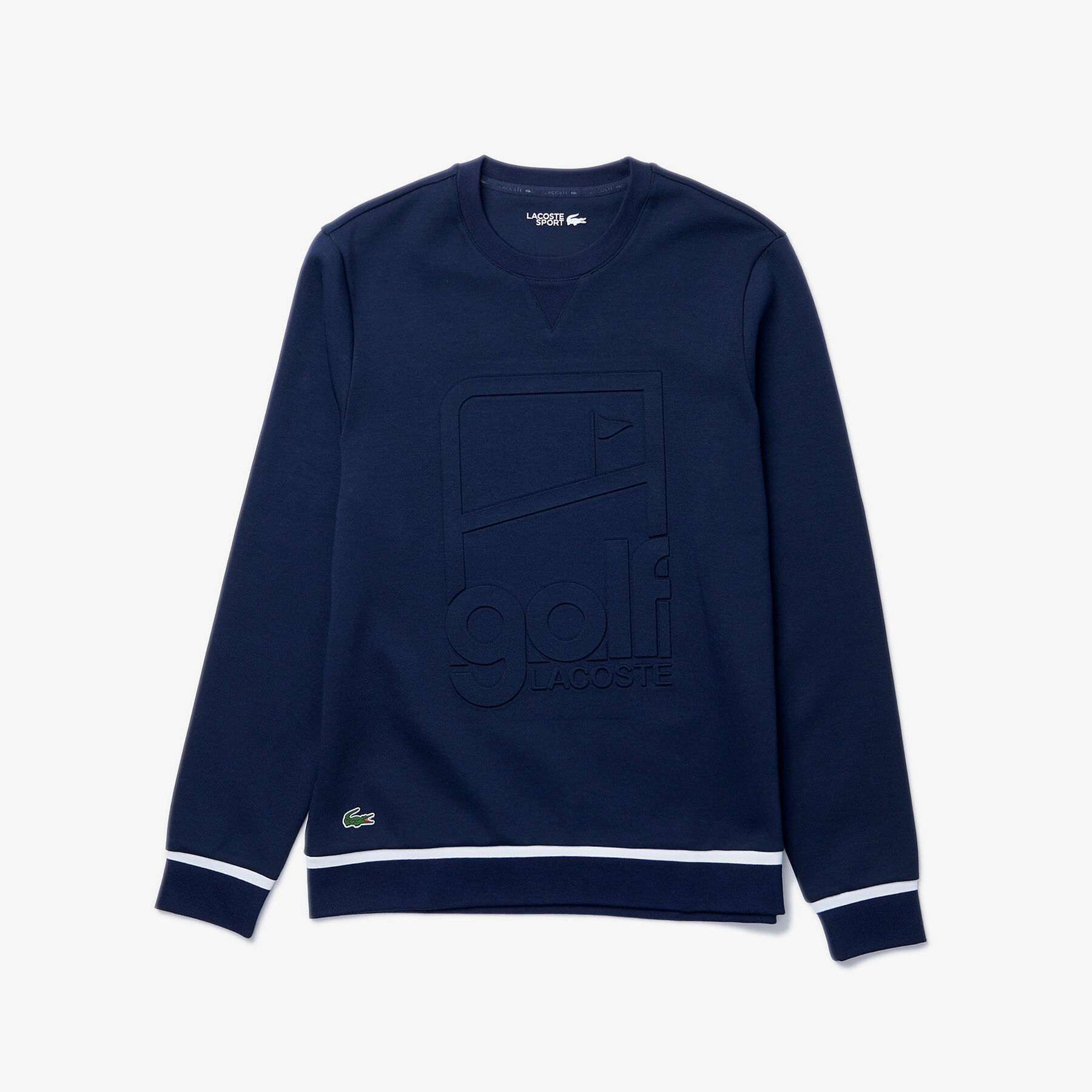 Men’s Lacoste SPORT Crew Neck Graphic Print Golf Sweatshirt men s lacoste sport crew neck graphic print golf sweatshirt