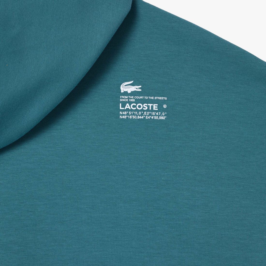 هودي قطني قصير Women's Lacoste Hooded Jogger Sweatshirt - SF0281-00-IY4