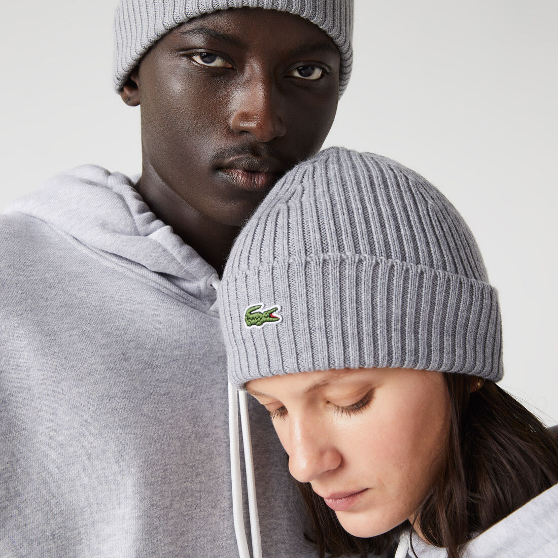 Unisex Lacoste Ribbed Wool Beanie - RB0001-00-YRD