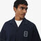 Relaxed Fit Short Sleeved Cotton Shirt Men's Lacoste Pull-on Windbreaker with Kangaroo Pocket - CH8448-00-MXQ