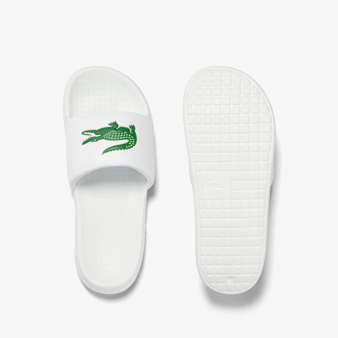 حذاء مفتوح لاكوست 1.0 من خامات صناعية للرجال مجموعة Croco Men's Lacoste Croco 1.0 Synthetic Slides - 45CMA0002-082
