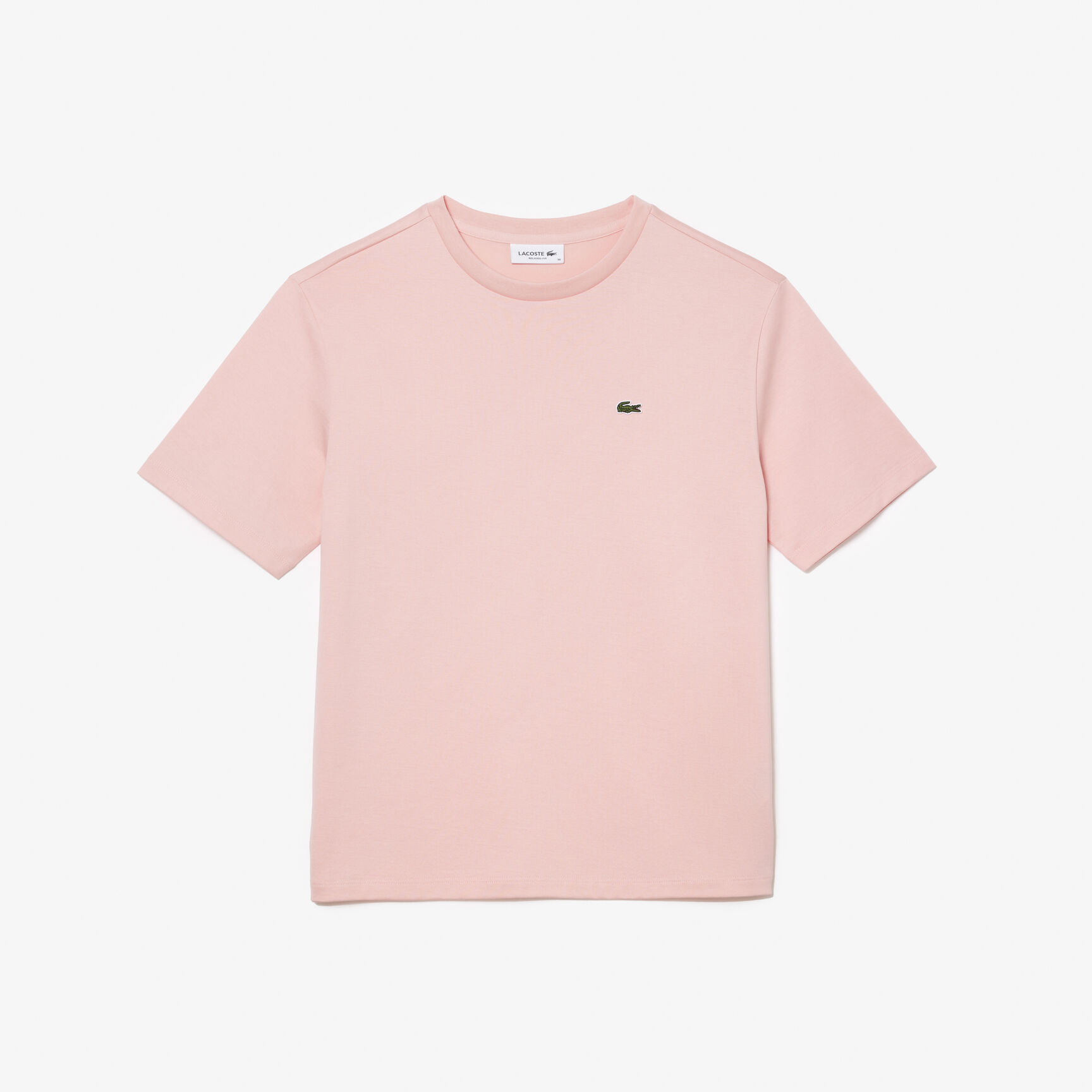 تي شيرت قطن بقصّة فضفاضة وفتحة رقبة على شكل حرف V للنساء Women's Crew Neck Premium Cotton T-shirt - TF5441-00-SFI