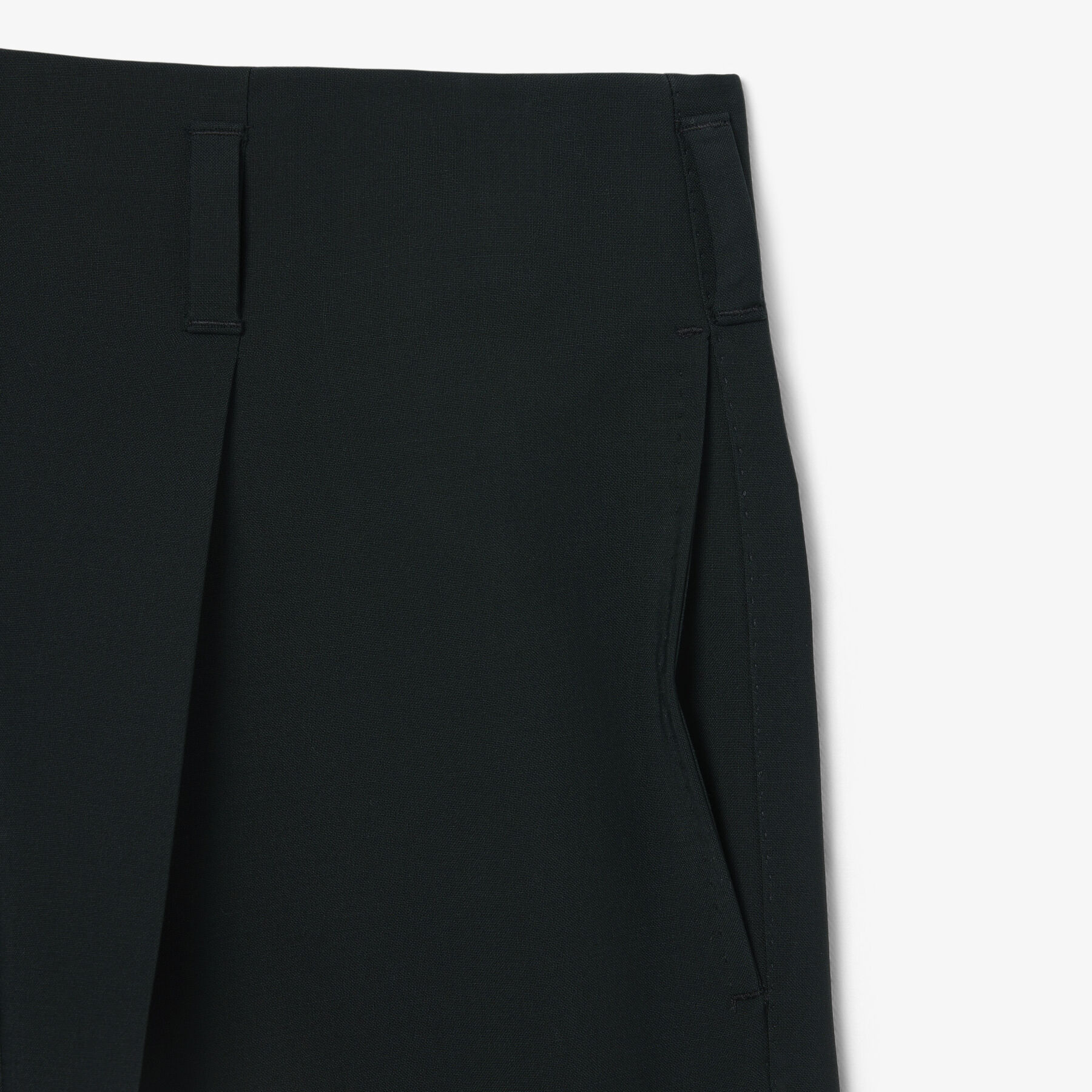 Runway Wide Fit Wool Blend Pants lacoste runway wide fit wool blend pants