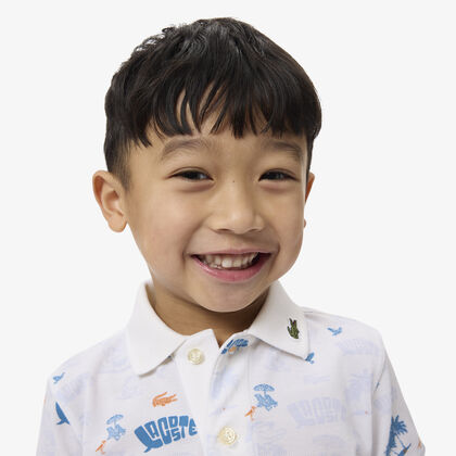 Mini Pique Printed Polo Shirt lacoste mini pique printed polo shirt