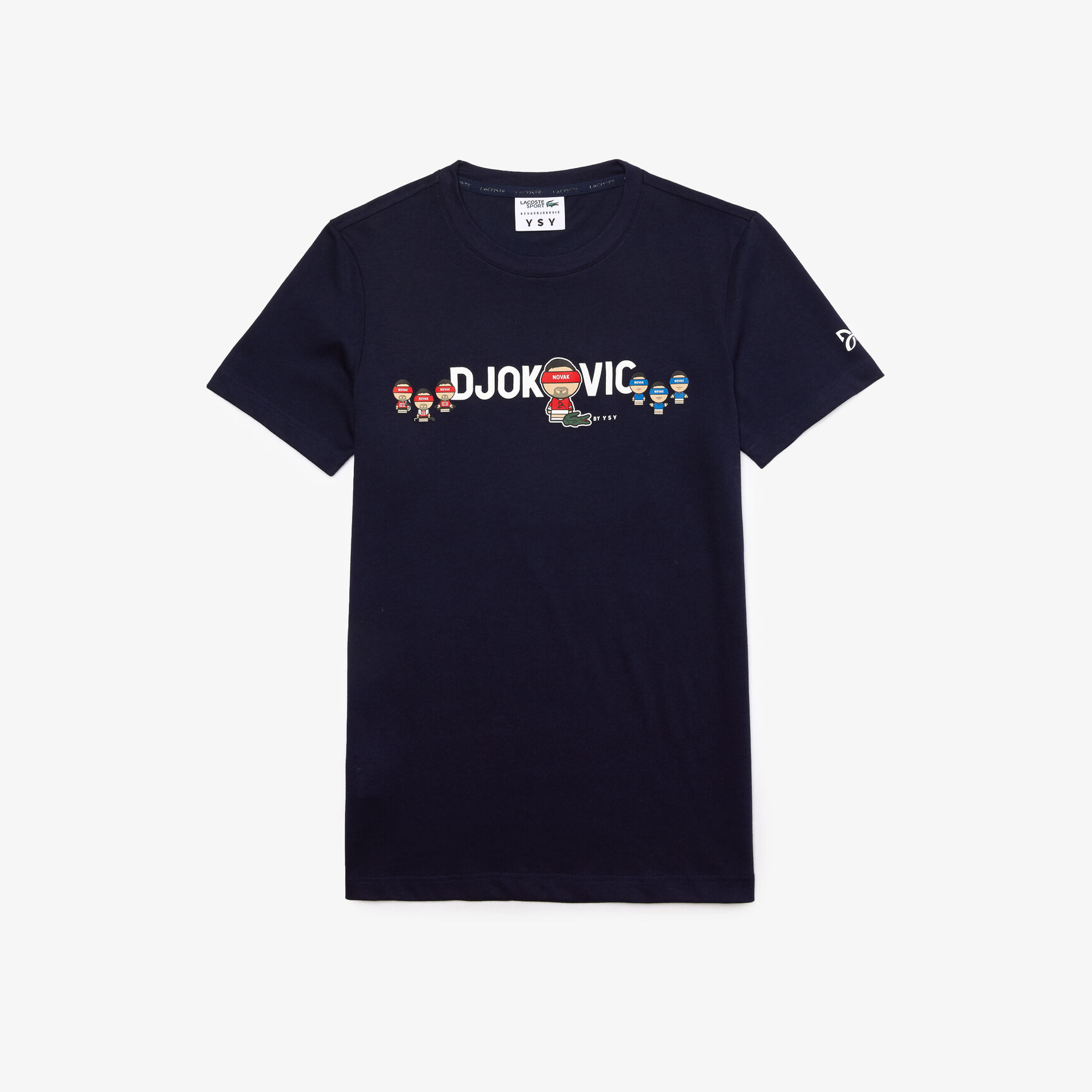 Men's Lacoste SPORT Collab Youssef SY Breathable Cotton T-shirt