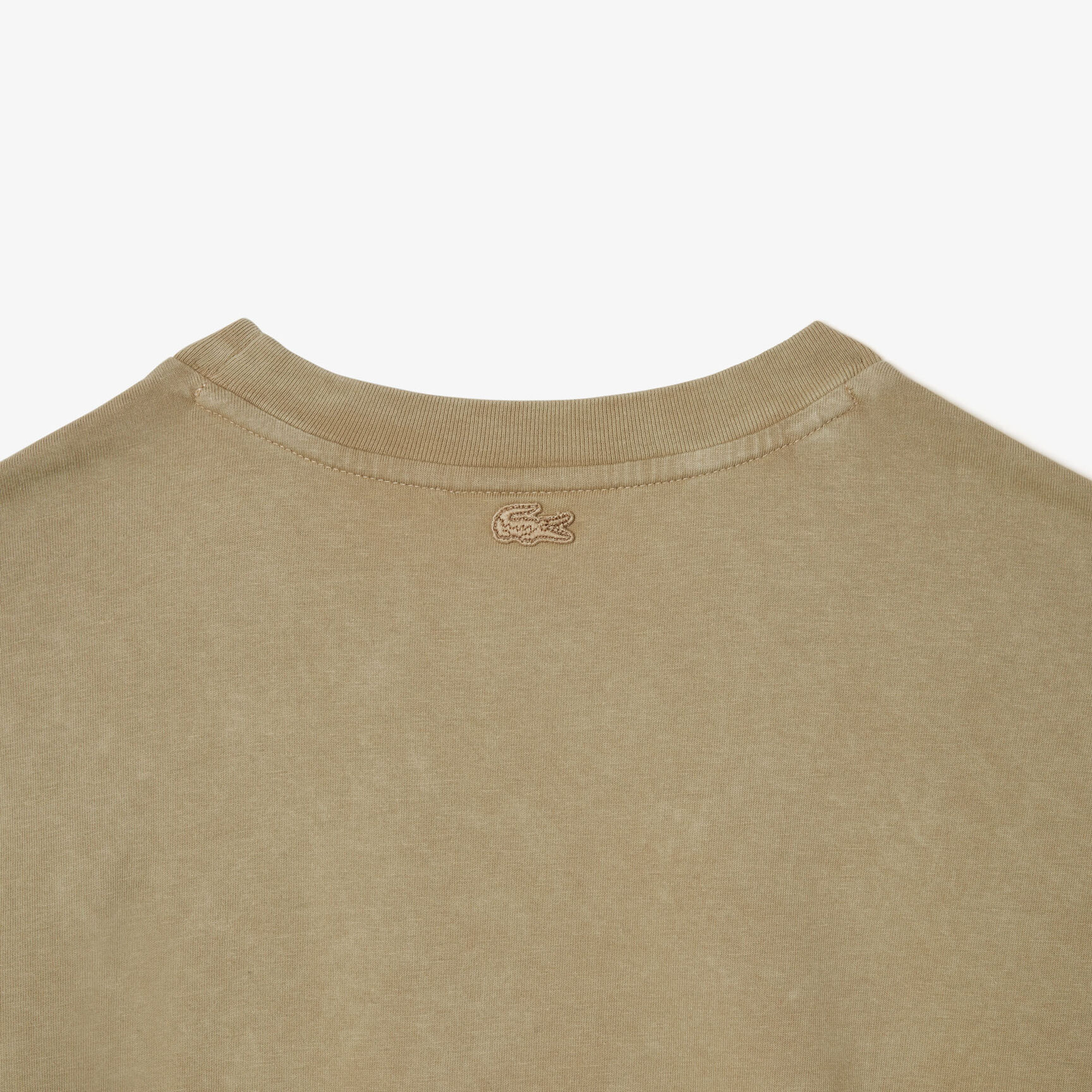 Oversized Wash Effect Badge T-shirt - TF4122-00-02S