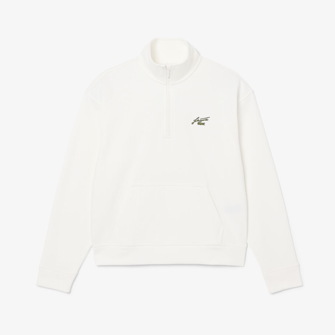 High Neck Zipped Fleece Badge Sweatshirt High Neck Zipped Fleece Badge Sweatshirt - SF8504-00-70V