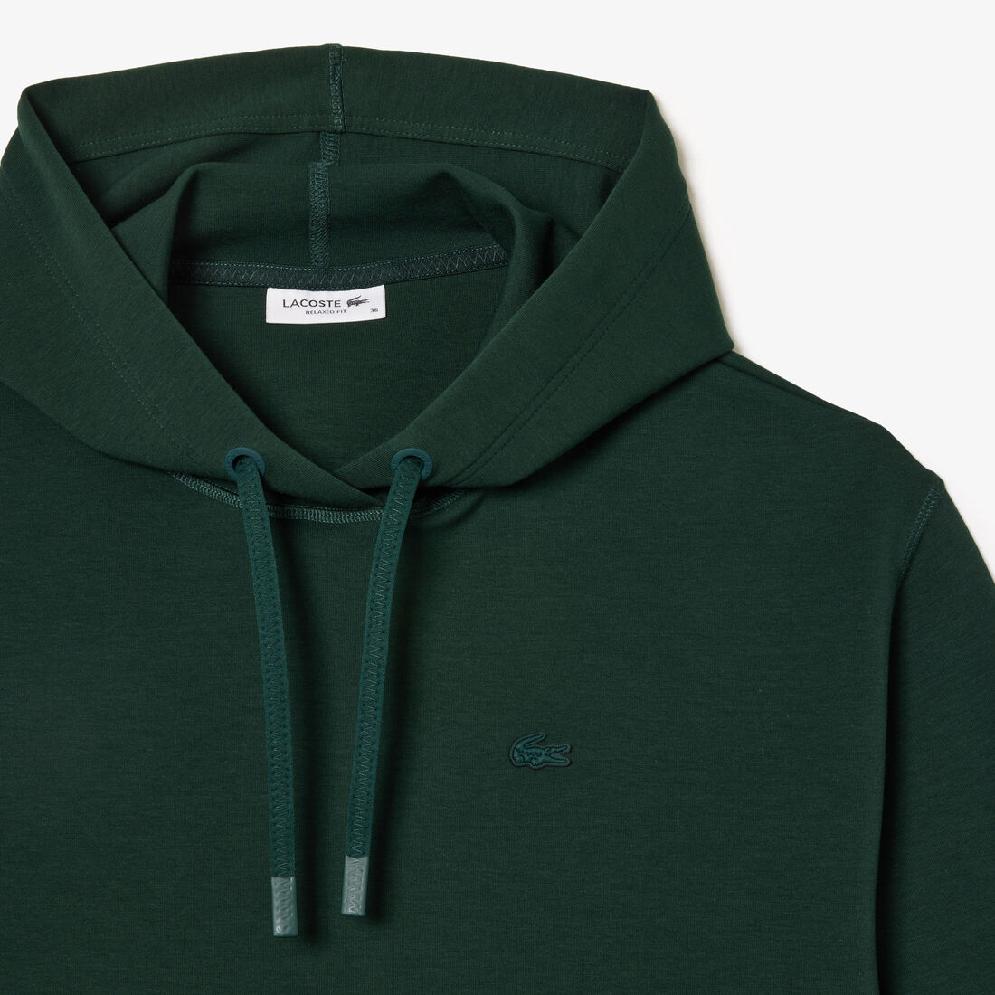 هودي قطني قصير Women's Lacoste Hooded Jogger Sweatshirt - SF0281-00-YZP