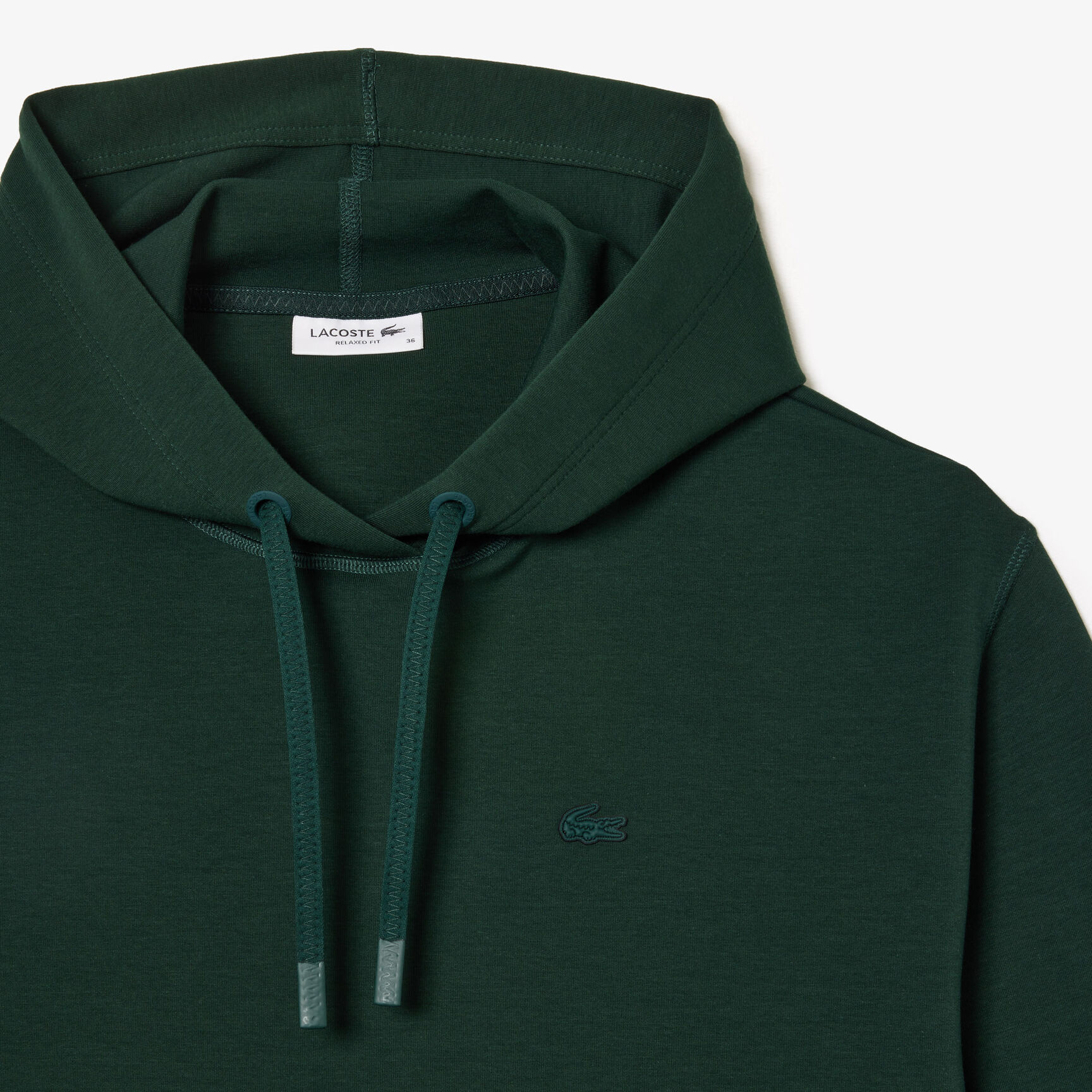 هودي قطني قصير Women's Lacoste Hooded Jogger Sweatshirt - SF0281-00-YZP