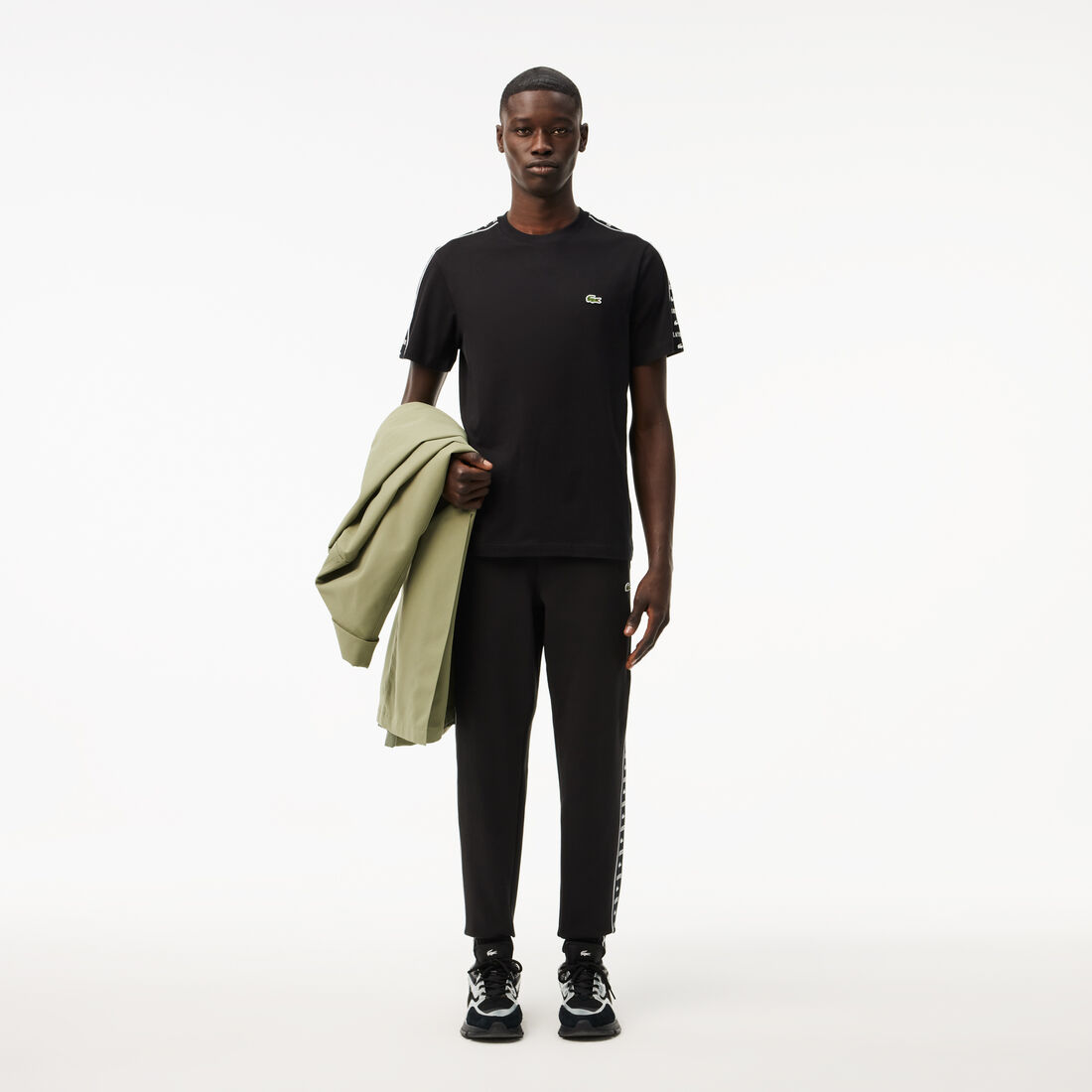 Cotton Jersey Logo Stripe T-shirt Cotton Jersey Logo Stripe T-shirt - TH7404-00-031