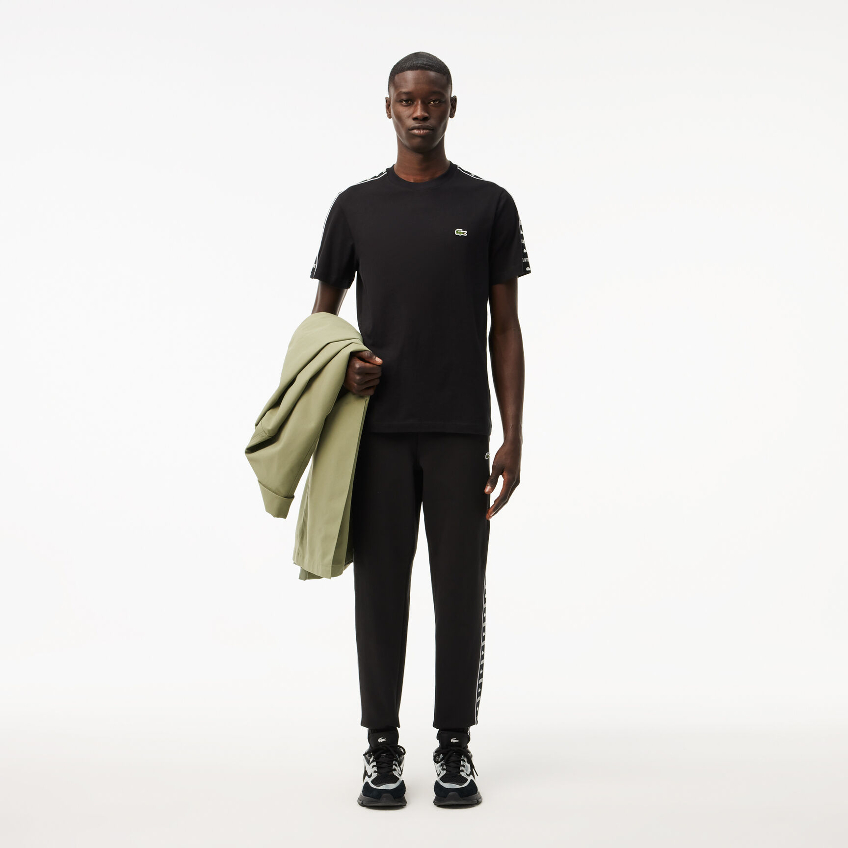 Cotton Jersey Logo Stripe T-shirt Cotton Jersey Logo Stripe T-shirt - TH7404-00-031