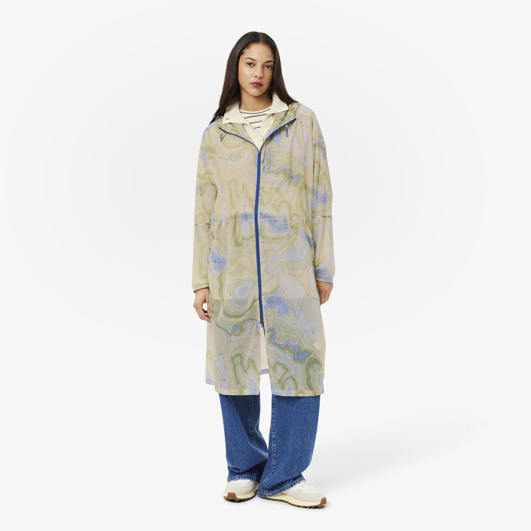 Long Oversized Packable Water-Repellent Parka - BF6381-00-87I
