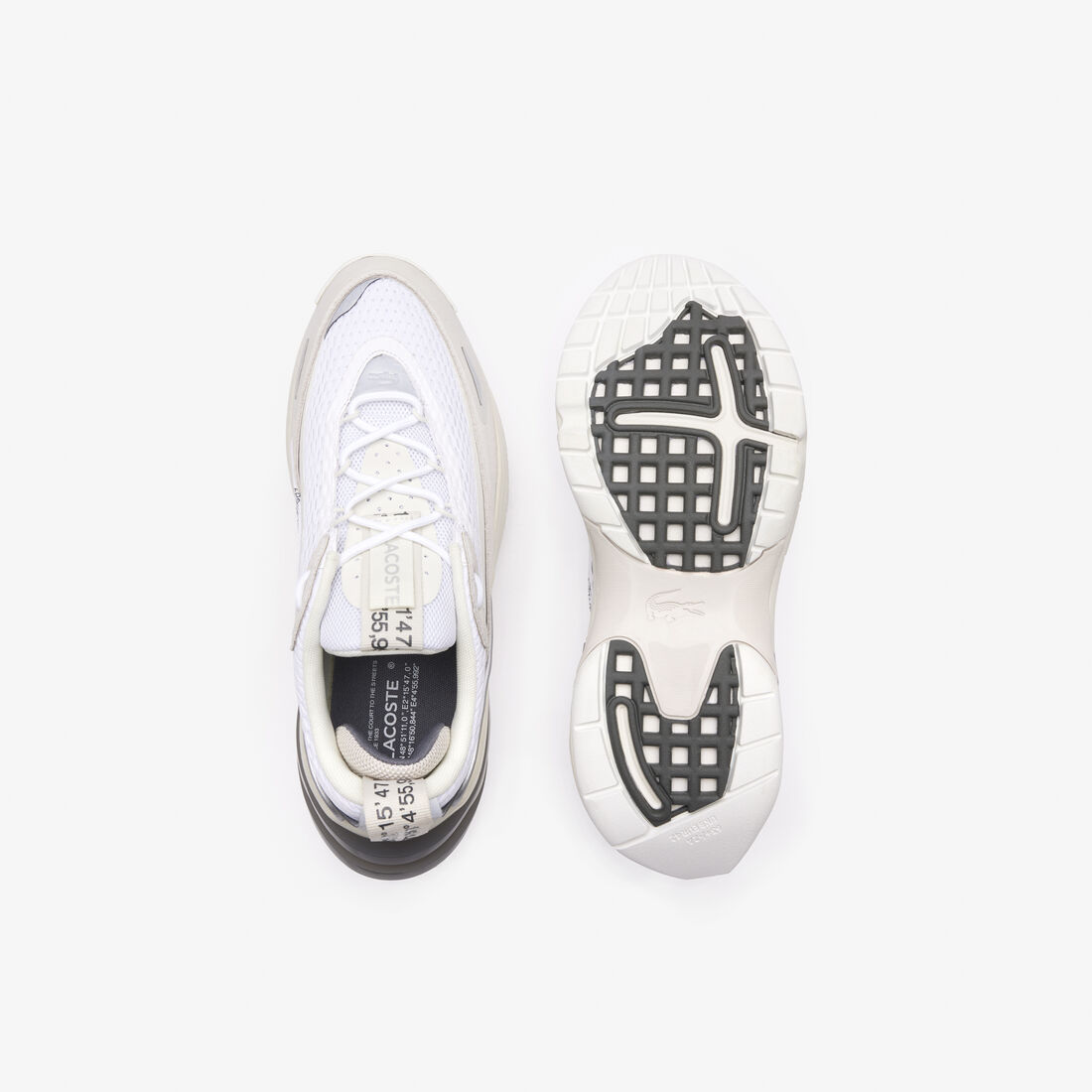 سنيكرز لاكوست رن سبين ايفو للرجال Men's Lacoste Odyssa Textile Trainers - 45SMA1200-21G