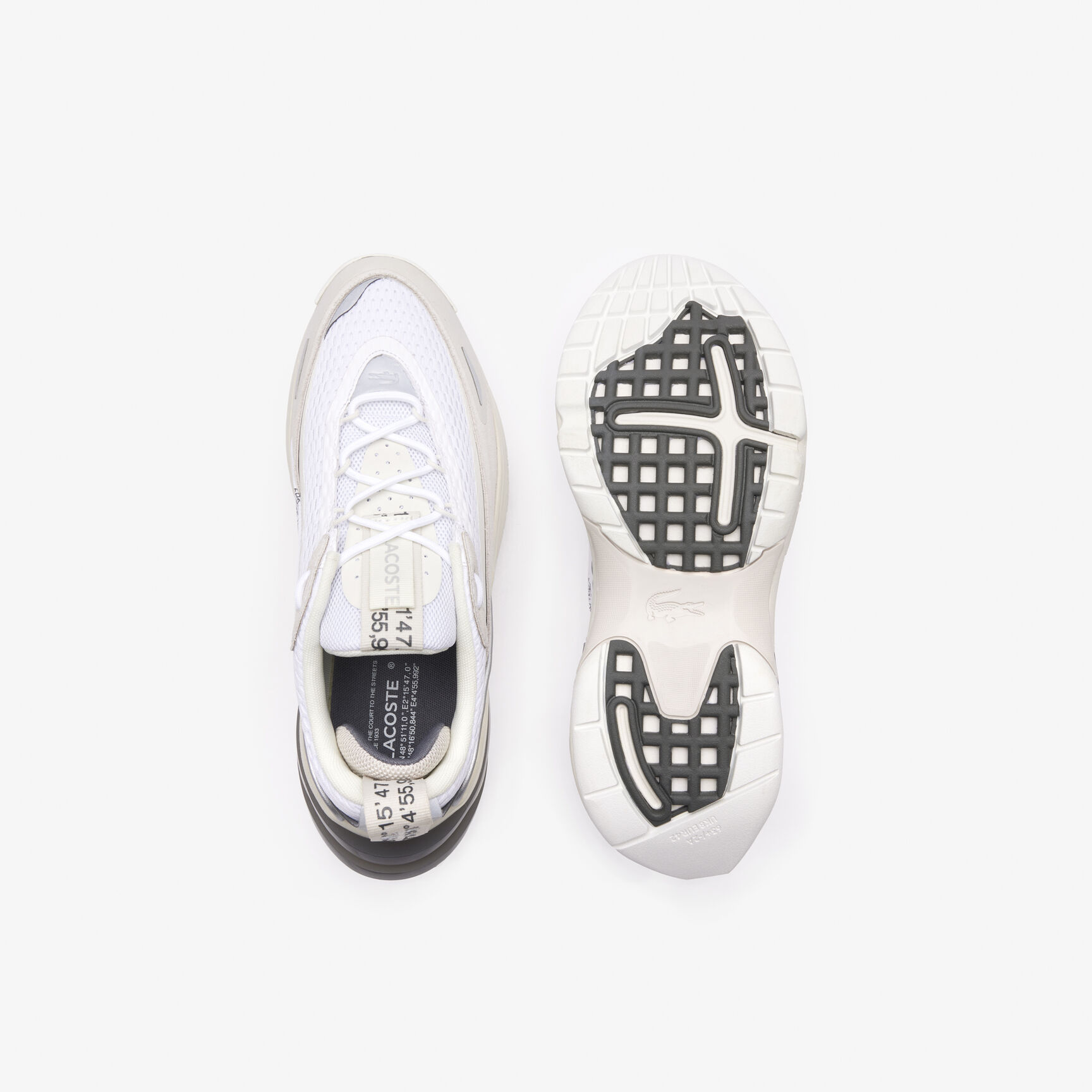 سنيكرز لاكوست رن سبين ايفو للرجال Men's Lacoste Odyssa Textile Trainers - 45SMA1200-21G