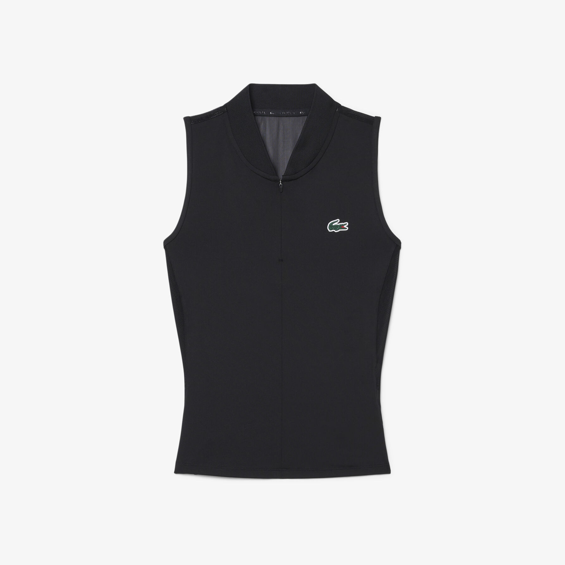 Sleeveless Stretch Dual Fabric Tennis Polo Shirt lacoste sleeveless stretch dual fabric tennis polo shirt