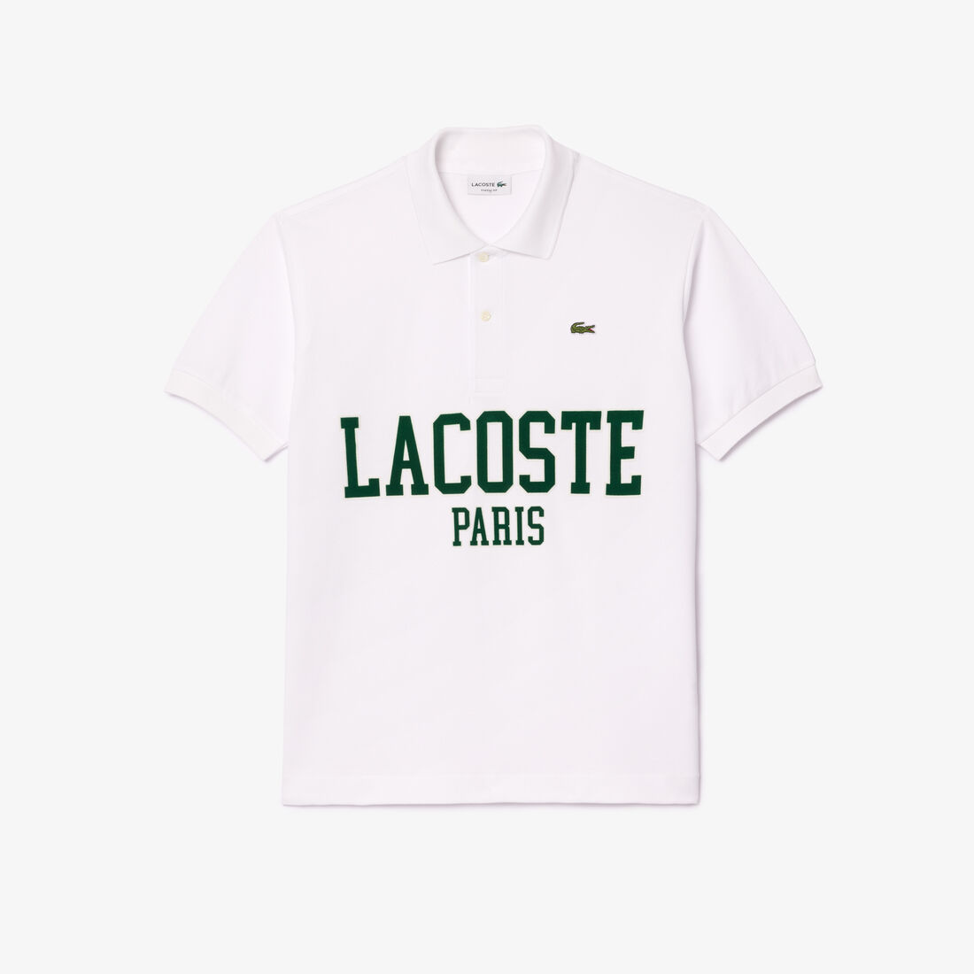 قميص بولو بيكيه L.12.12 أصلي من لاكوست Original L.12.12 Lacoste Flocked Pique Polo Shirt - PH7419-00-001