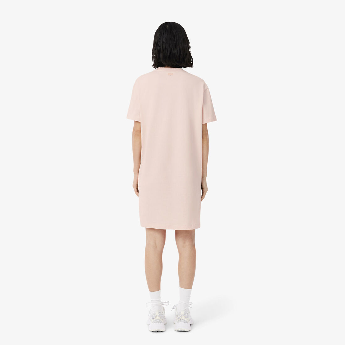 فستان تي شيرت من القطن الجيرسي كبير الحجم Oversized Cotton Jersey T-shirt Dress - EF2864-00-HCZ