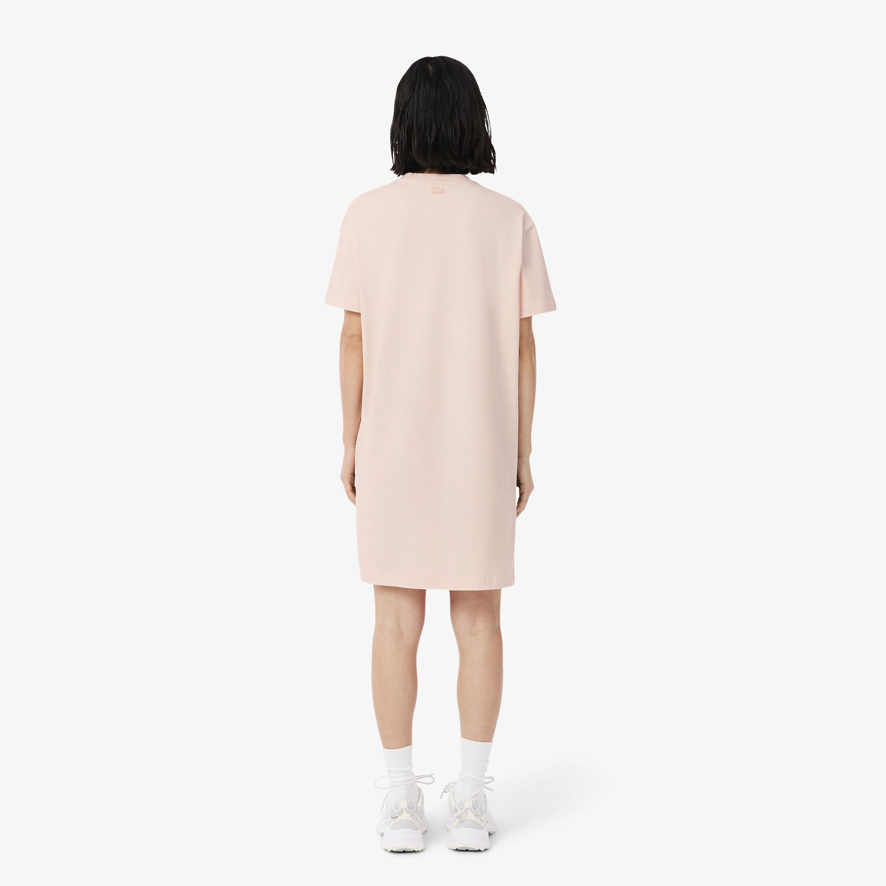 فستان تي شيرت من القطن الجيرسي كبير الحجم Oversized Cotton Jersey T-shirt Dress - EF2864-00-HCZ
