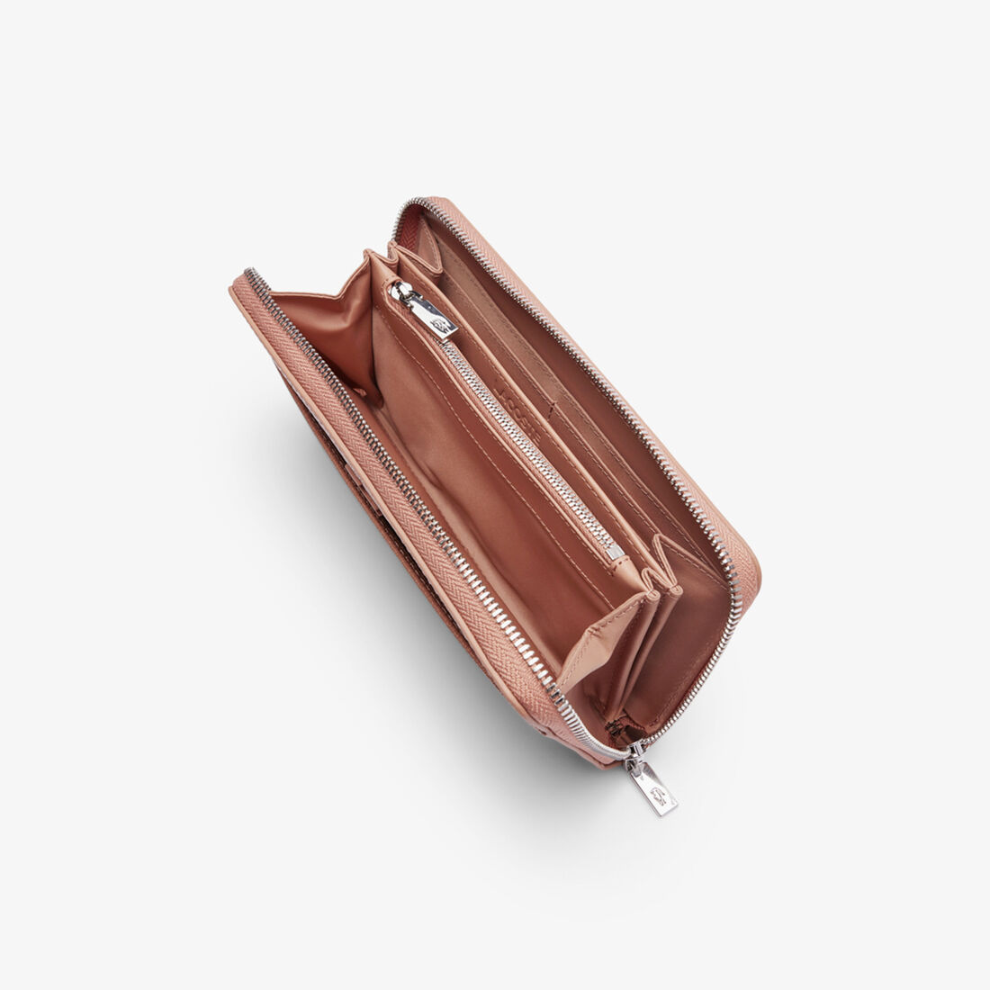 محفظة كبيرة من جلد بيكيه منقوشة بسحاب من شانتاكو للجنسين Unisex Chantaco Zipped Embossed Pique Leather Large Wallet - NF3885KL-N76