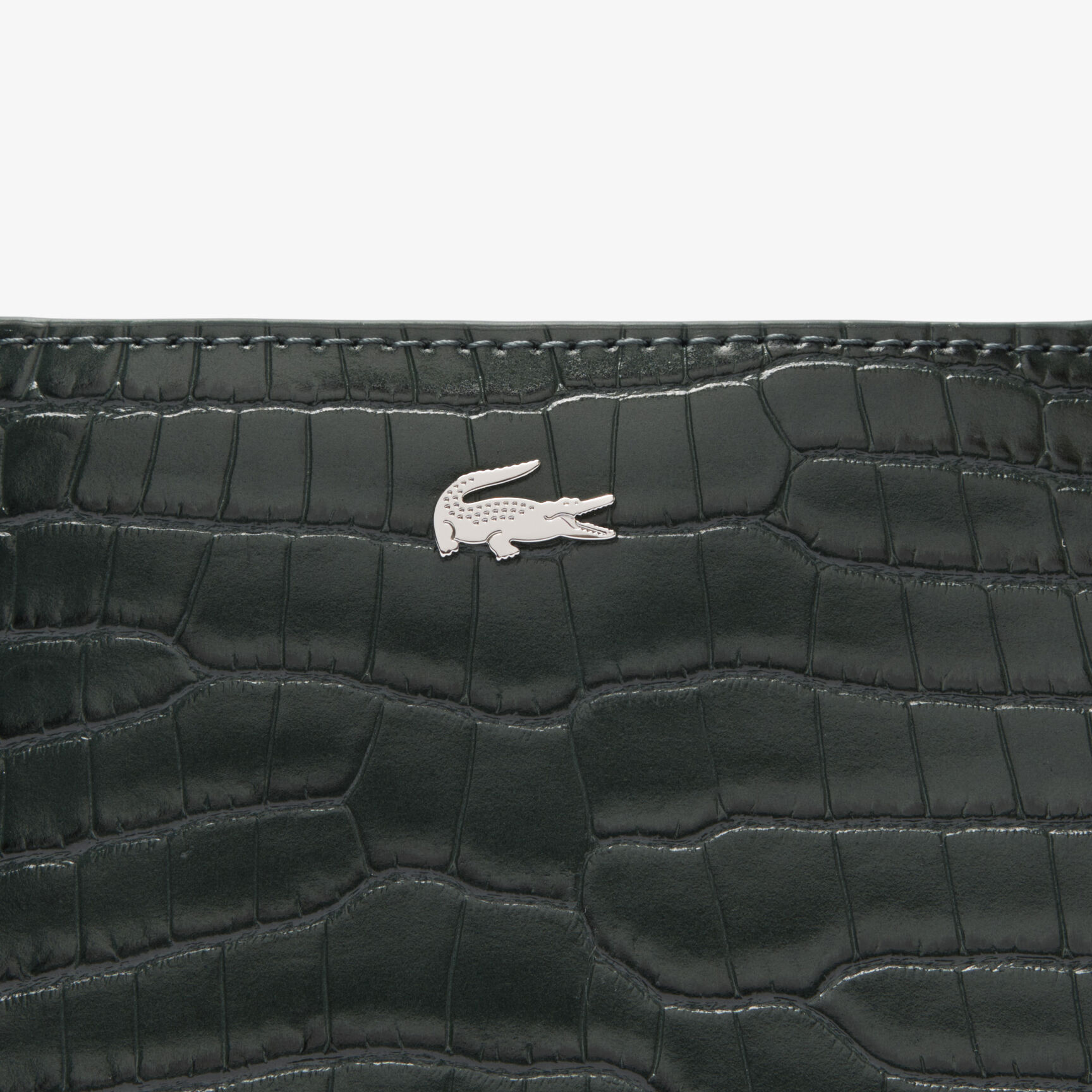 Small Chantaco Embossed Leather Half Moon Bag - NF4980KL-B43