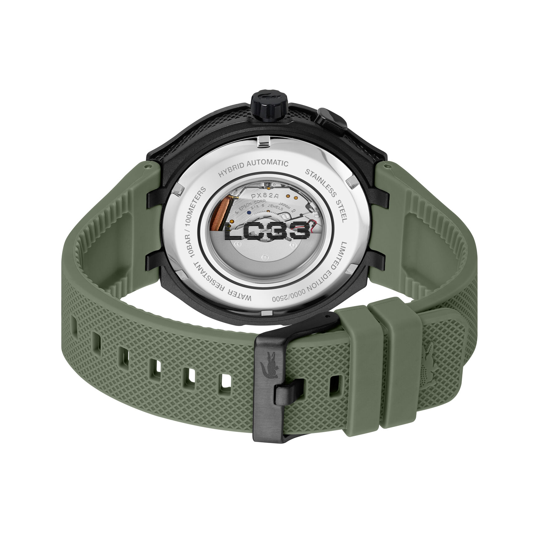LC33 Green Silicone Watch LC33 Green Silicone Watch - 2011466-GRN