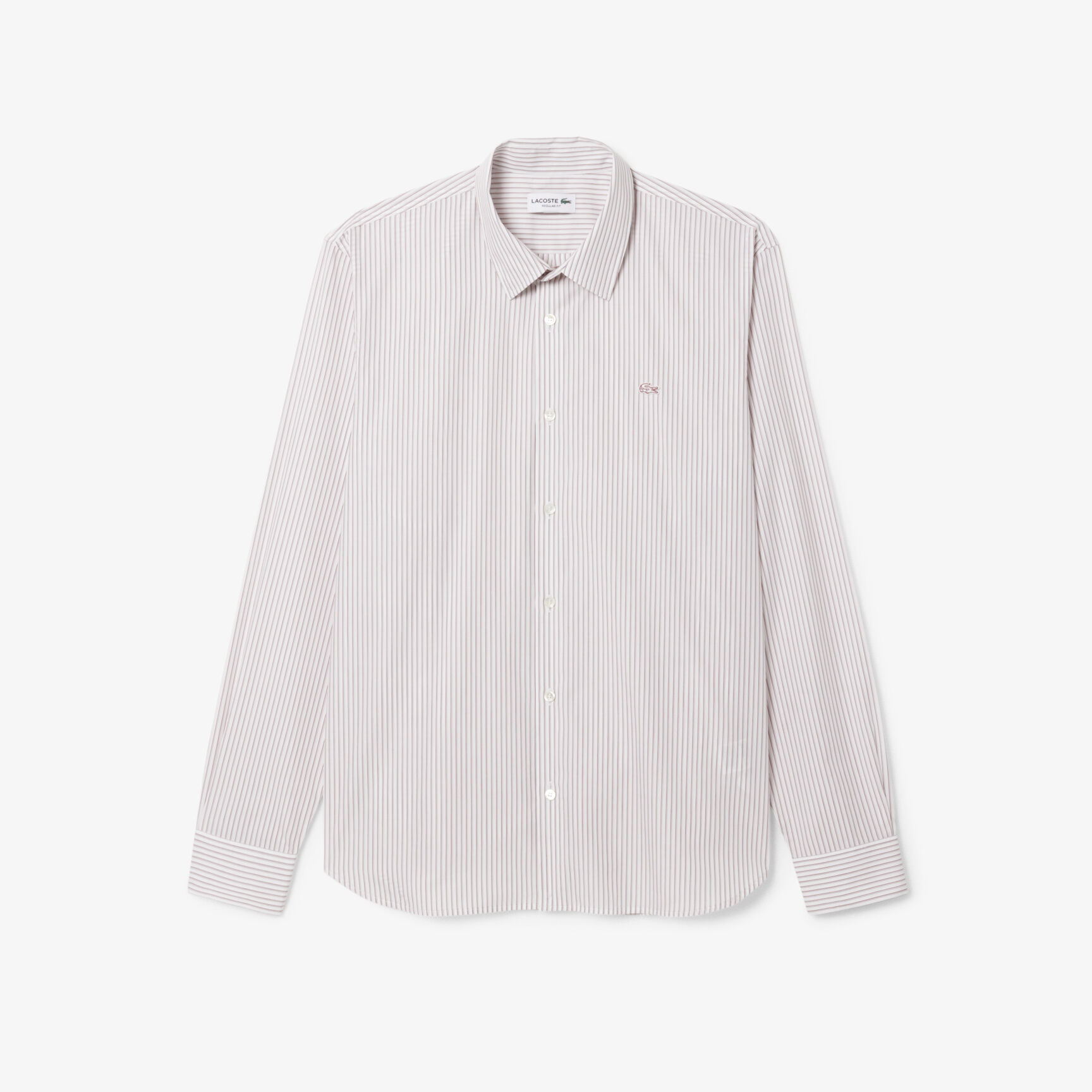 Regular Fit Striped Poplin Shirt Regular Fit Striped Poplin Shirt - CH9087-00-7I4
