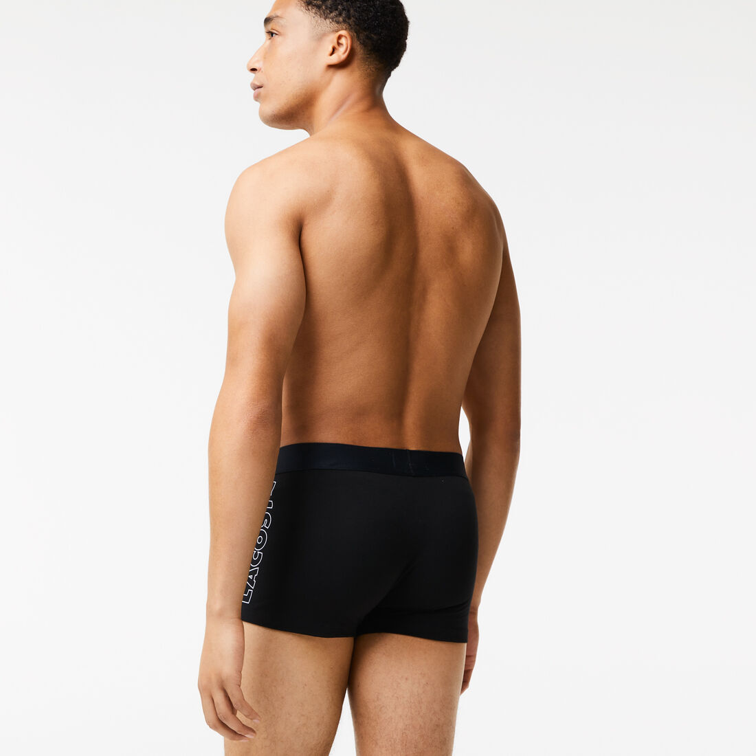 Men's Lacoste Crocodile Print Trunk Three-Pack Men's Lacoste Crocodile Print Trunk Three-Pack