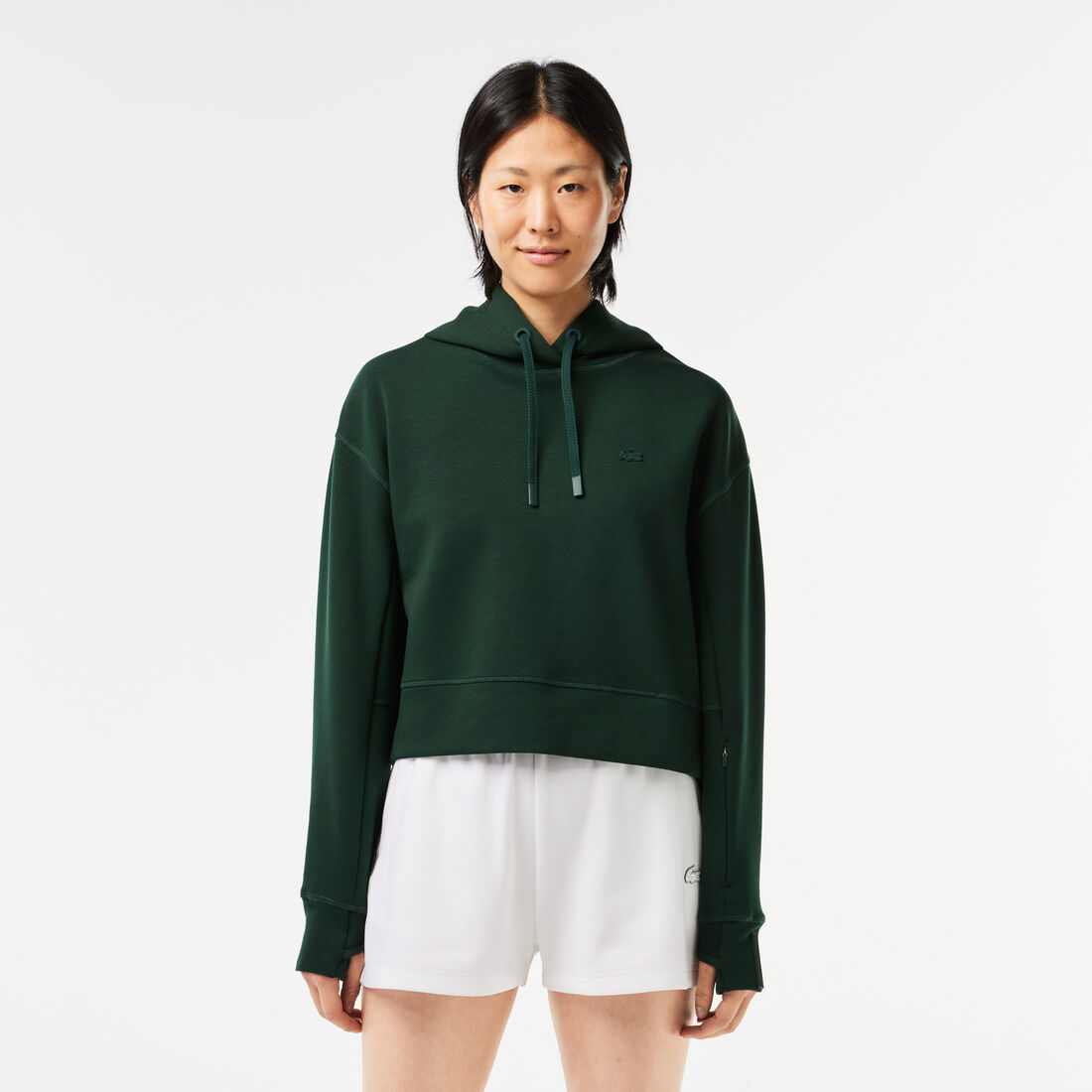 Women's Lacoste Hooded Jogger Sweatshirt - SF0281-00-YZP